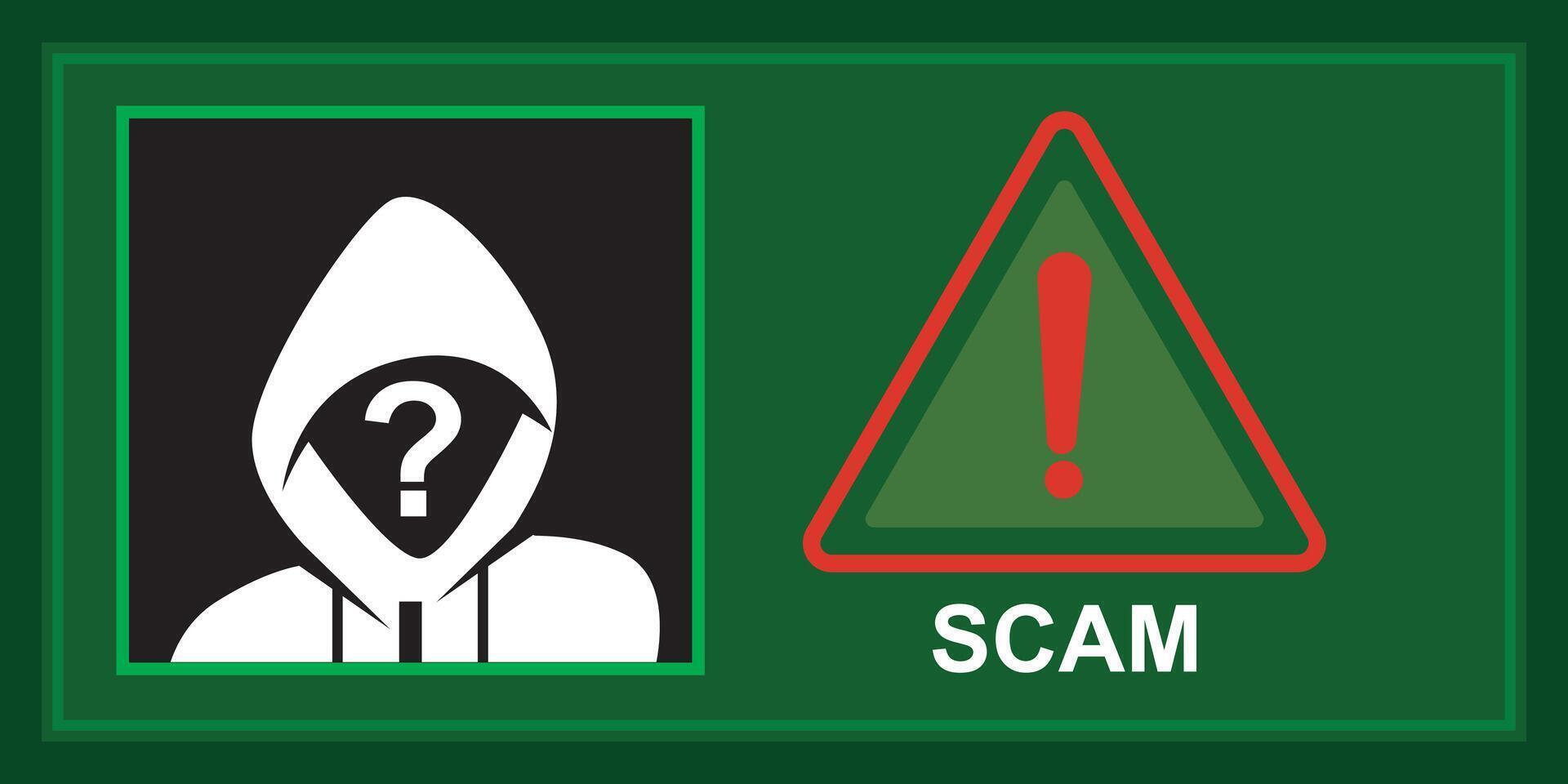 Safety hazard warning sign. alert button for fraud. illustration vector