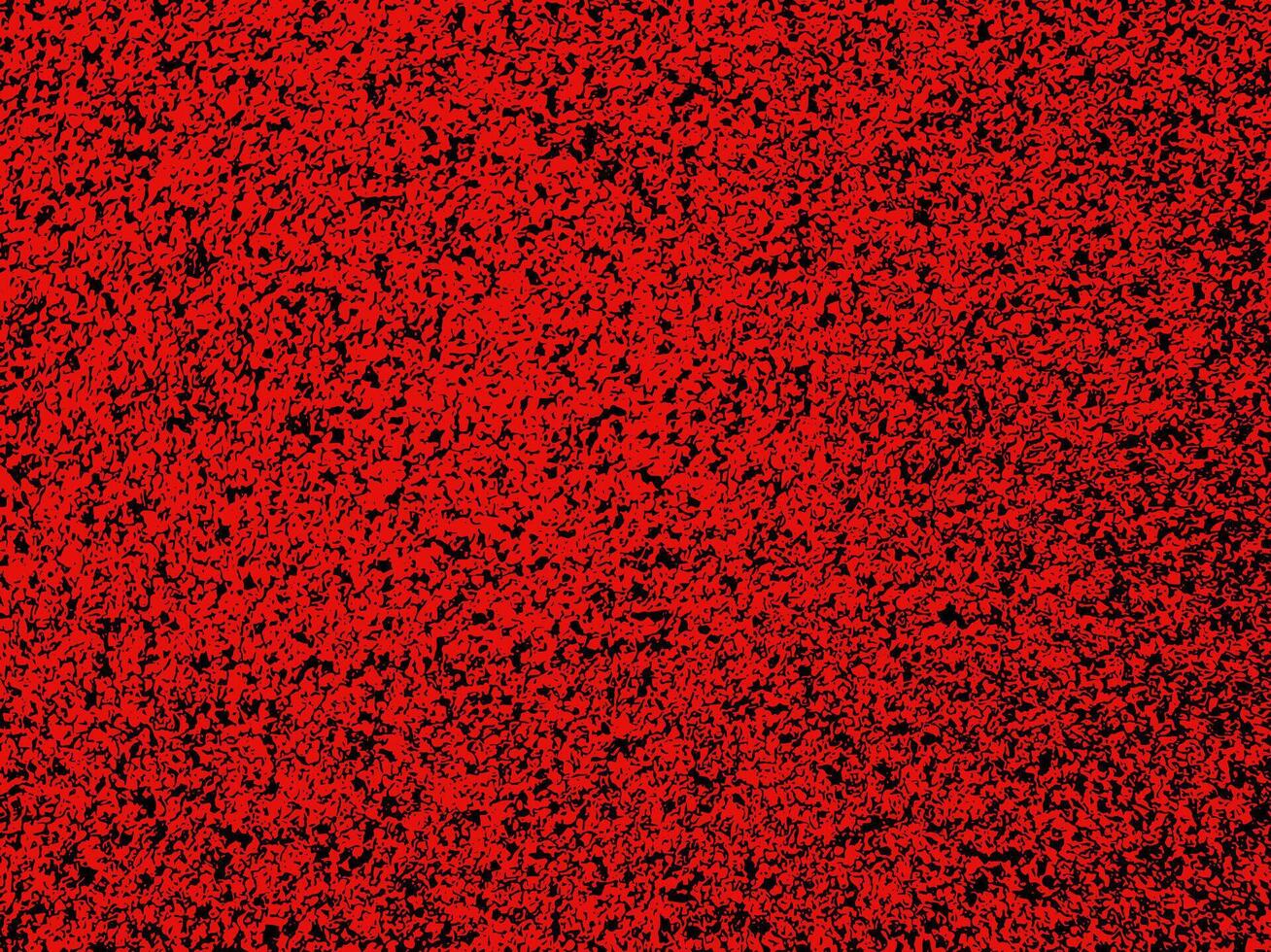 Abstract noise texture on red background. Rough grunge pattern with scattered random particles. Black and red texture for design vector