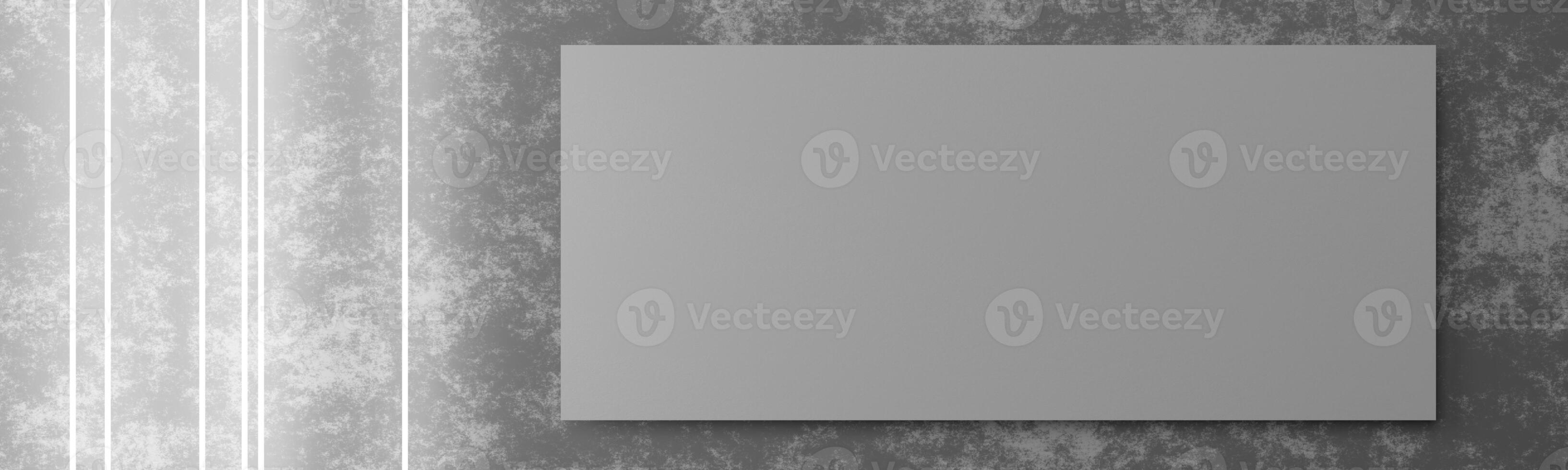 Minimalistic abstract industrial style concrete background. Modern and versatile design, perfect for industrial themes, architectural projects, or minimalist concepts. Copy space for text. 3D banner. photo