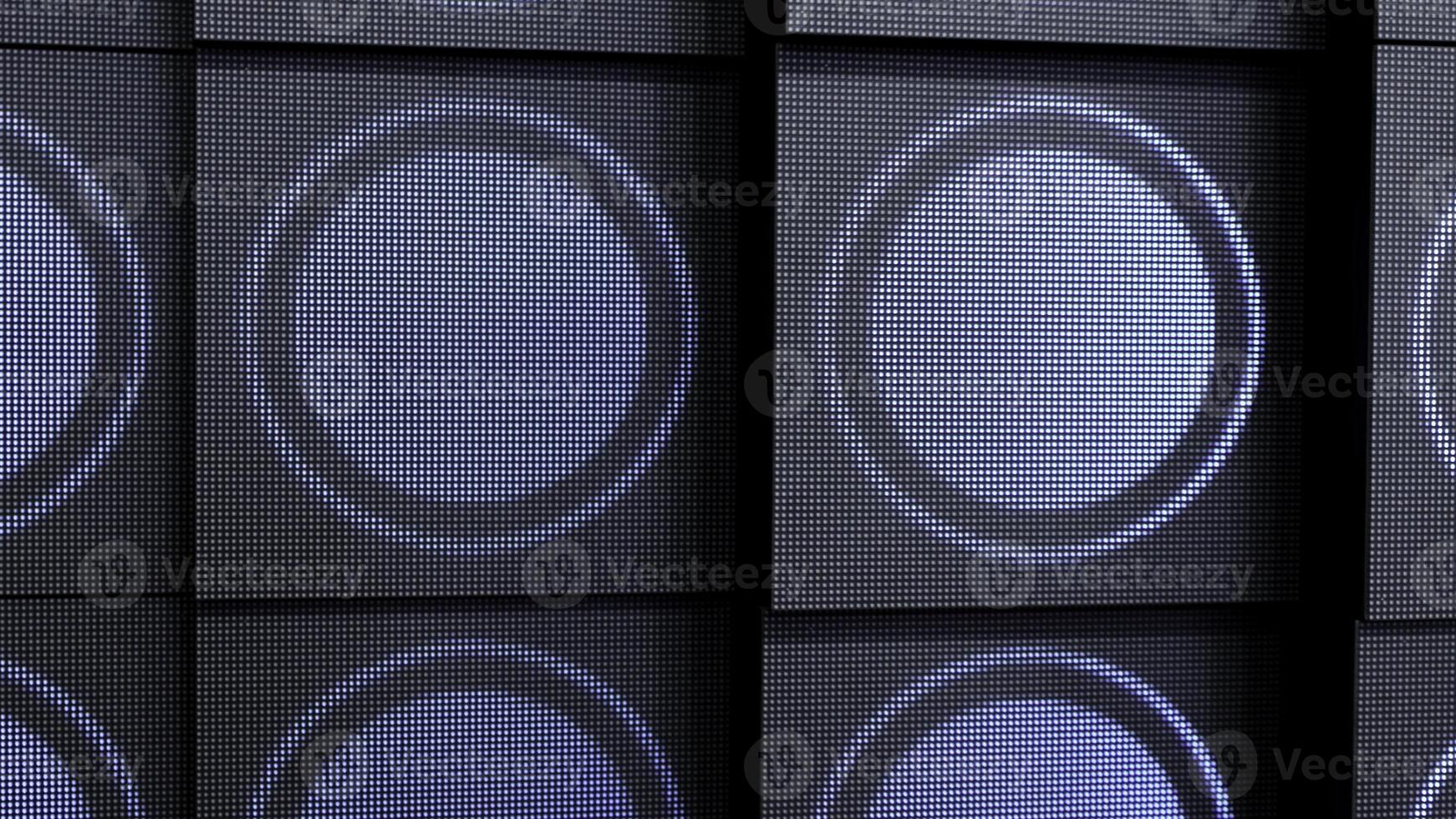 A Modern Abstract Digital Design featuring Blue Circles set against a Dark Panel backdrop. Media photo