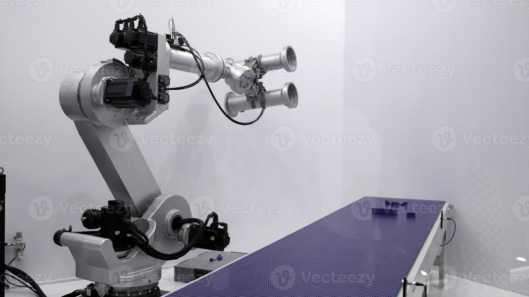 Exploring Advanced Robotic Arm Technology Designed for Use in a Clean Environment. Media photo