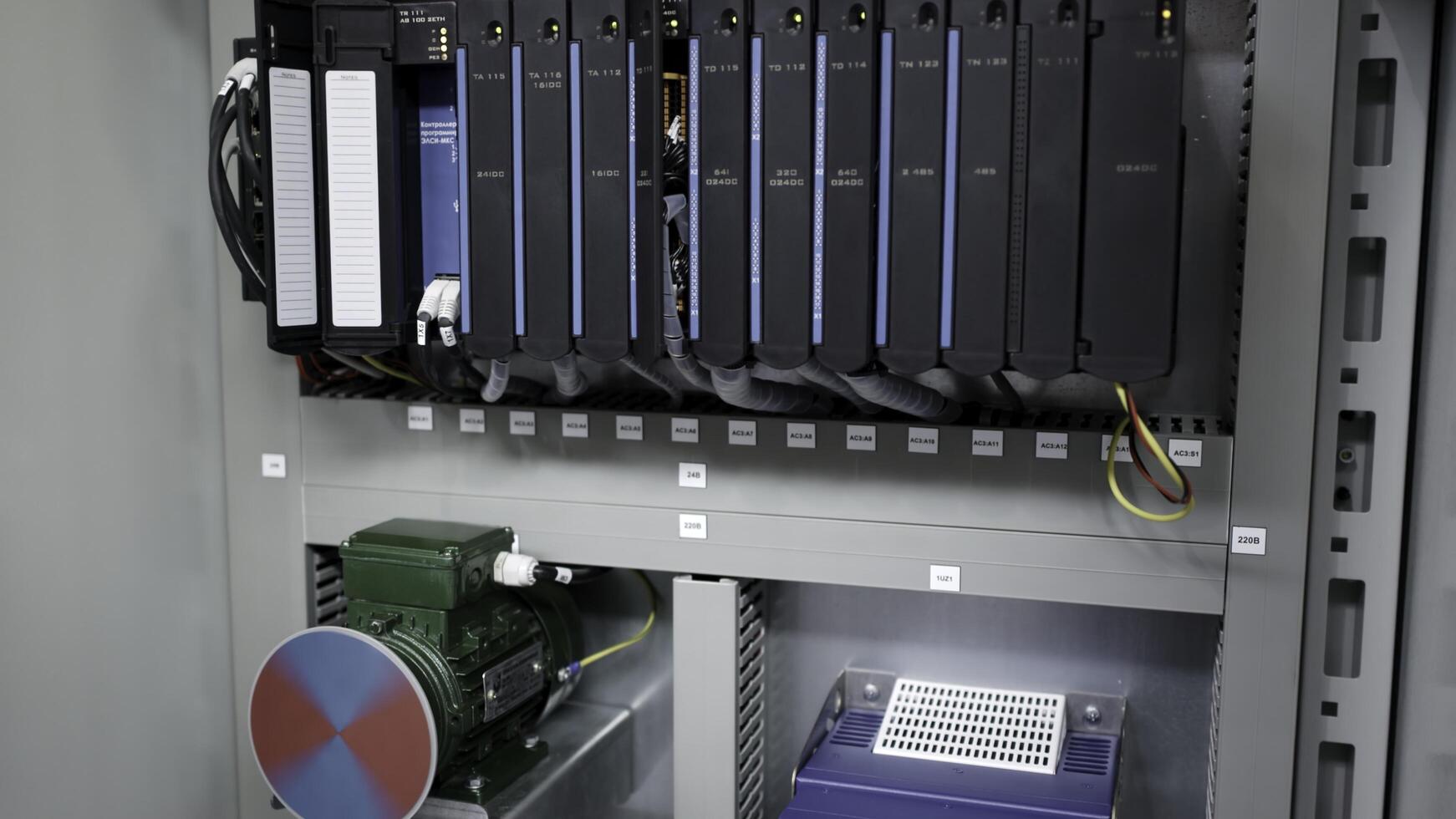 Dubai, UAE - June 2024. Data Storage Rack designed specifically for various Server Components and configurations. Media photo