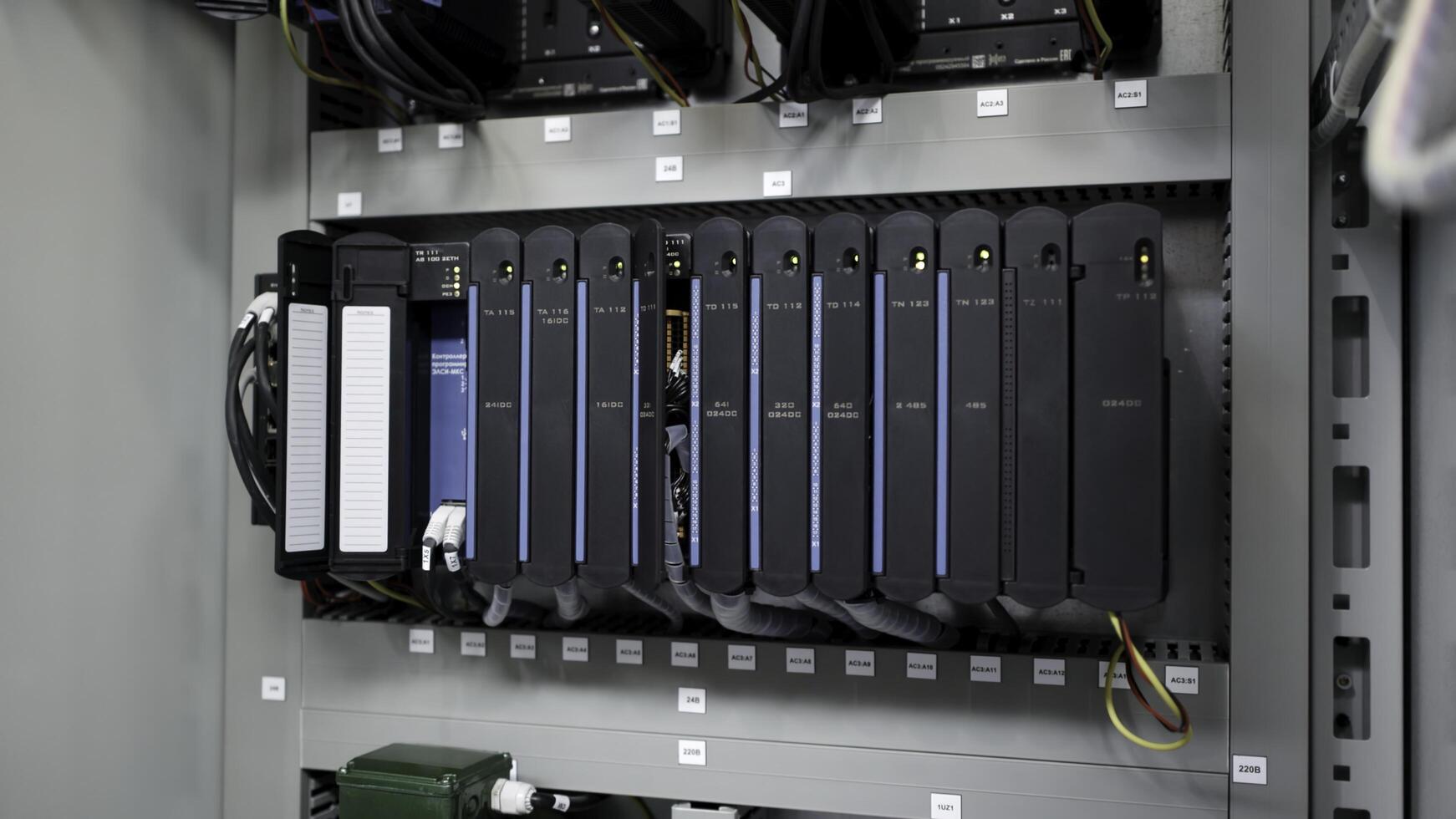 Dubai, UAE - June 2024. Data Storage Rack designed specifically for various Server Components and configurations. Media photo