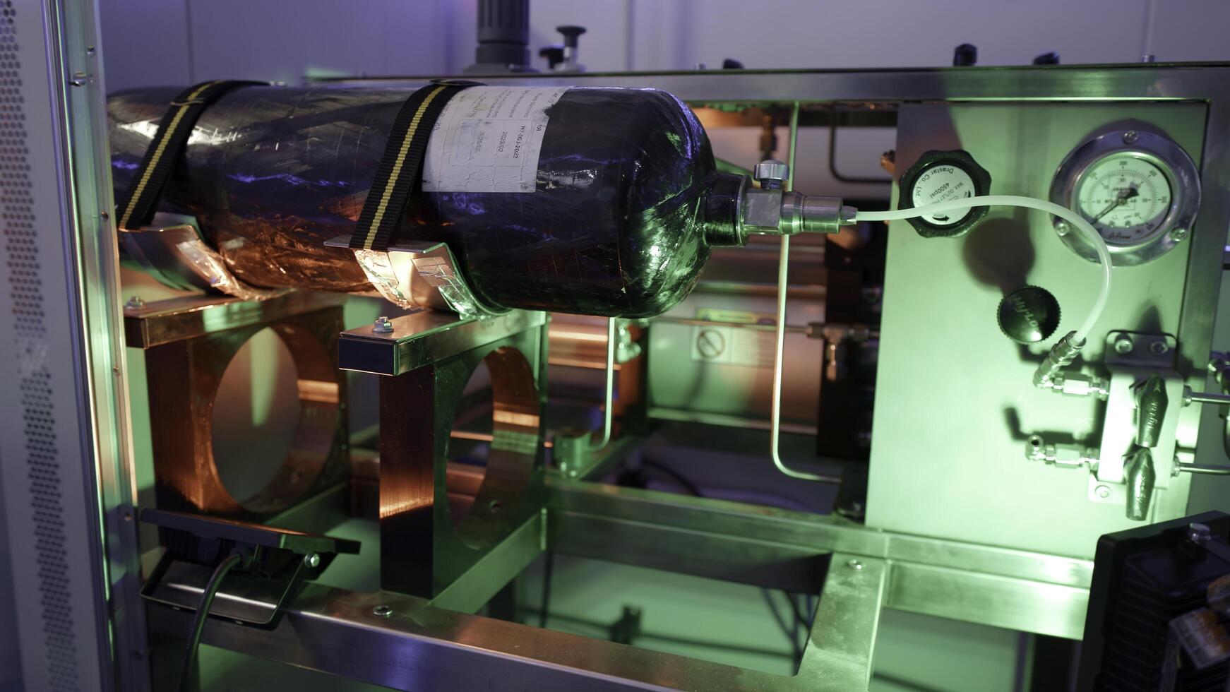 Dubai, UAE - June 2024. Comprehensive Advanced Laboratory Setup Featuring HighTech Equipment and Control Systems. Media photo