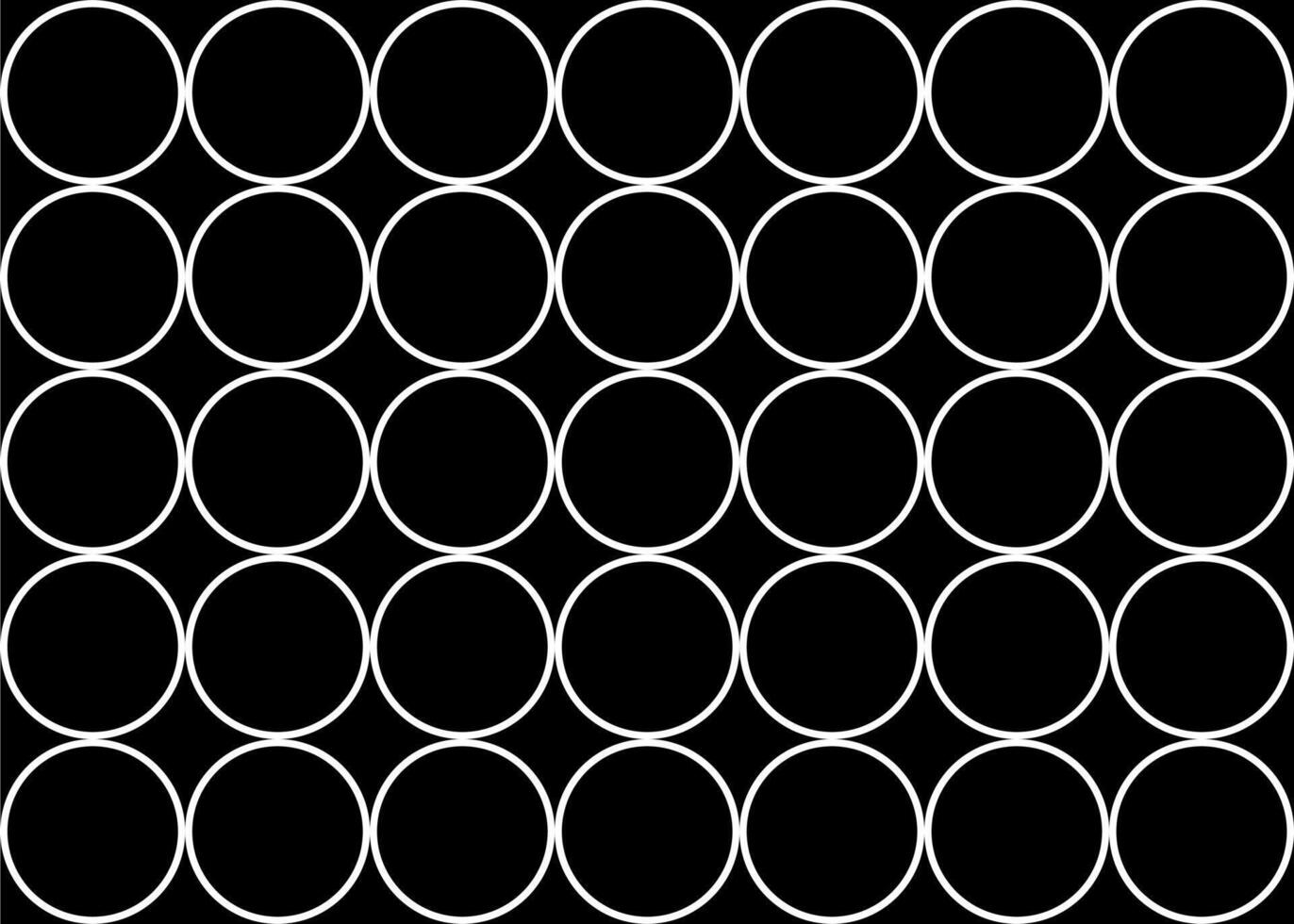 Simple Circle Shape Motif Pattern, can use for decoration, ornate, wallpaper, carpet, wrapping, bad cover, fabric, textile, tile or graphic design element vector