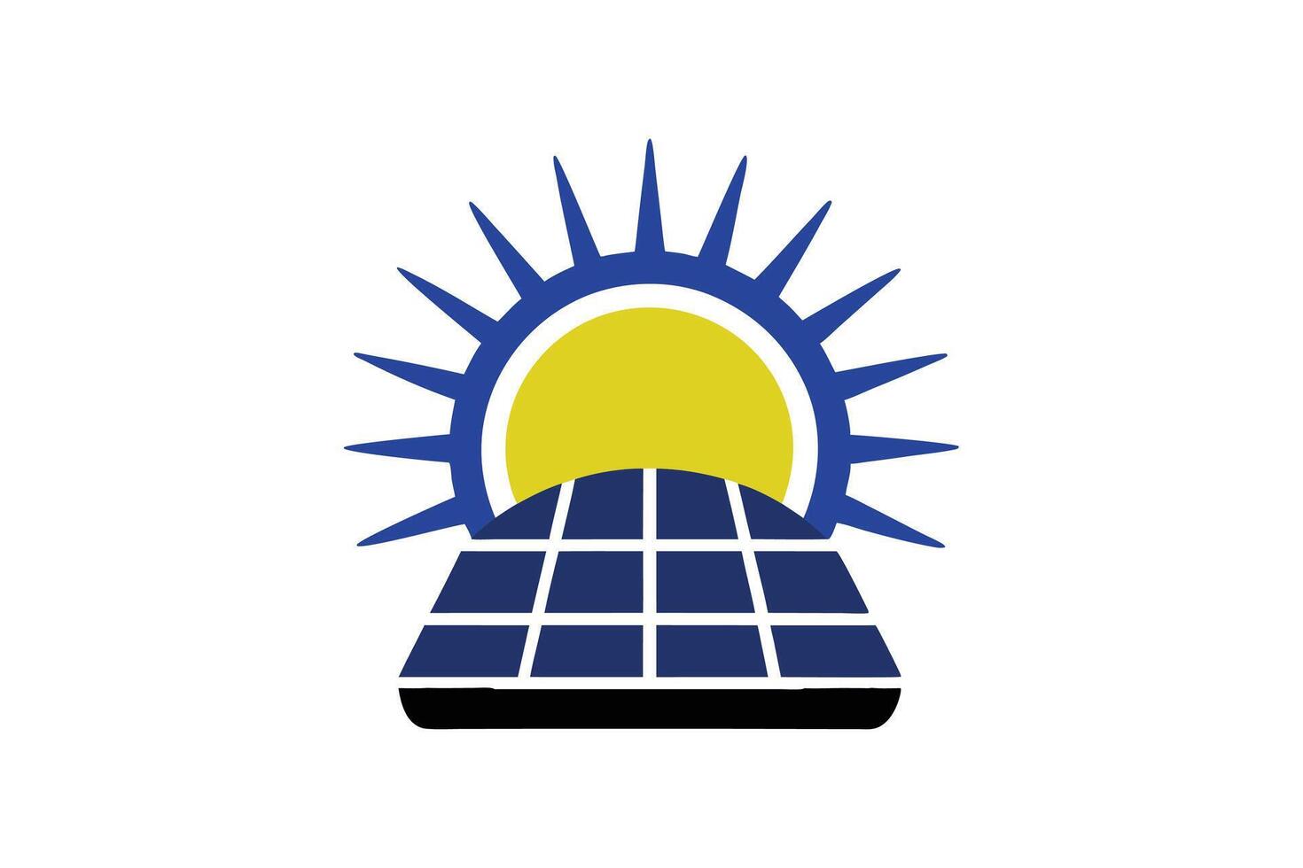 Abstract Renewable Energy Logo with Minimal Style vector