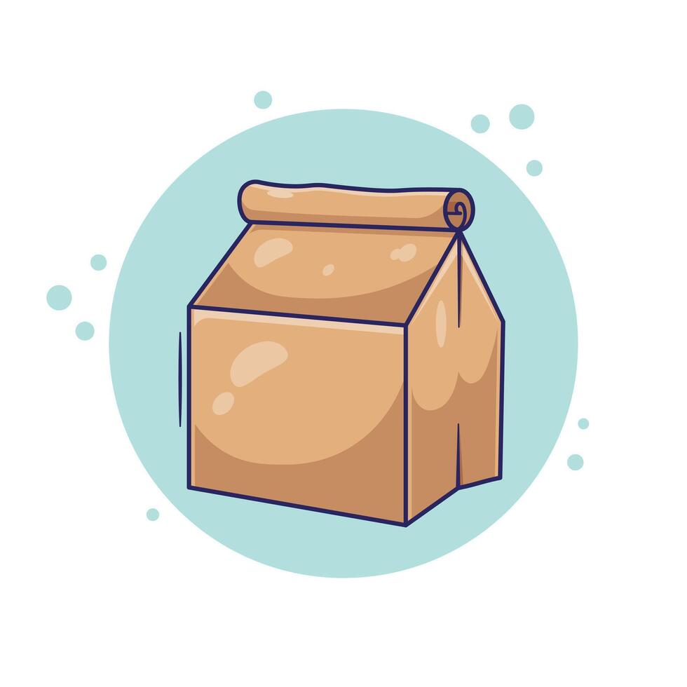 illustration Paper Bag design Paper Bag Paper Bag Fashion Cartoon design vector