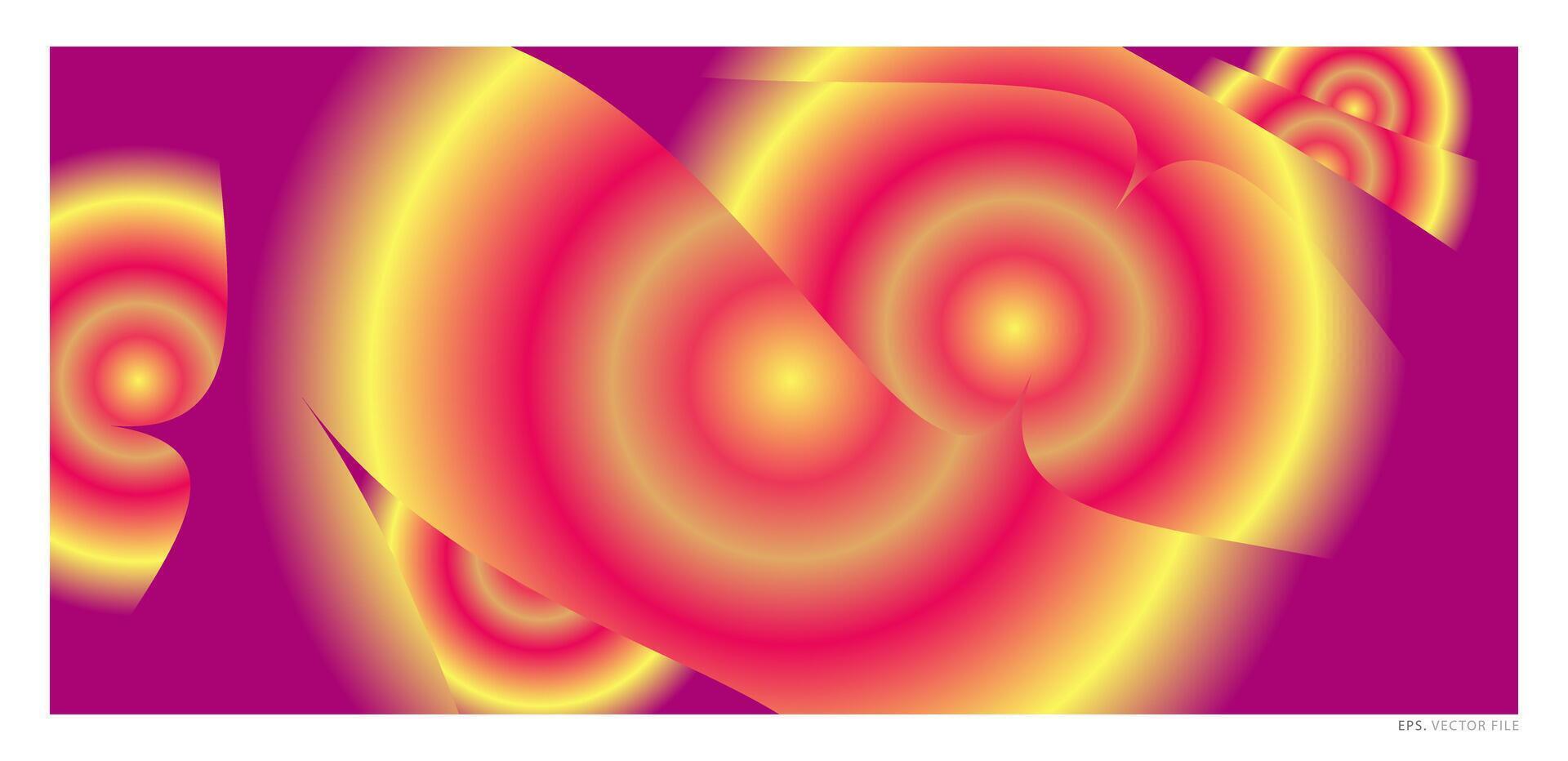 Stunning Gradient Shapes for Headers and Wallpapers vector