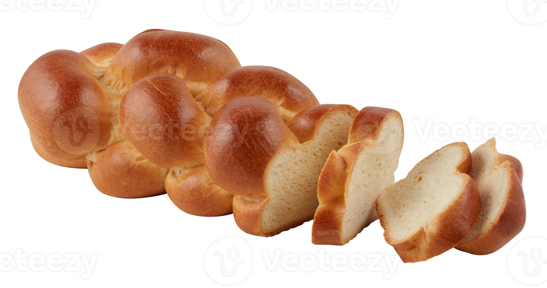 sliced spiral bread cut out isolated transparent background png