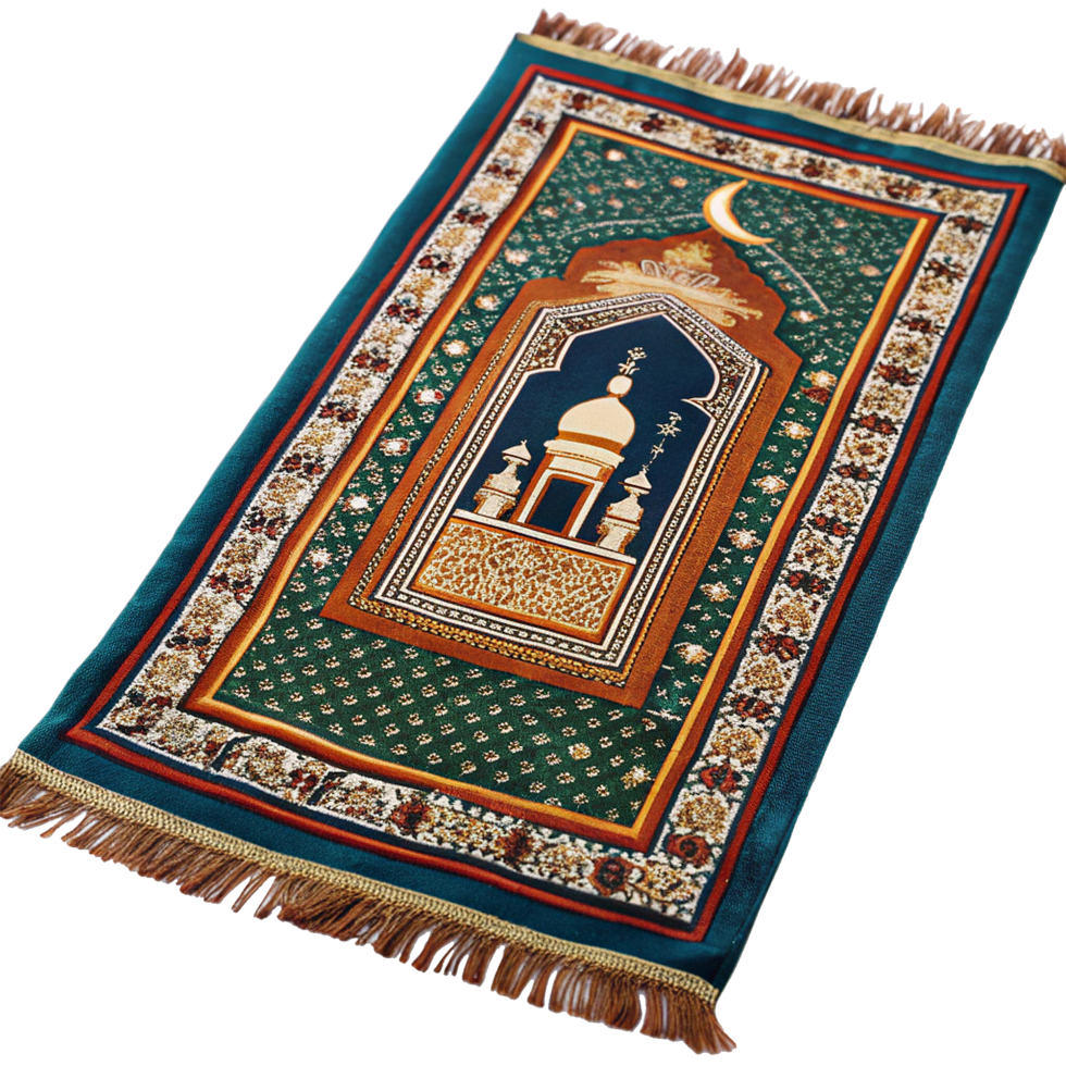 A rug with an islamic design on it png