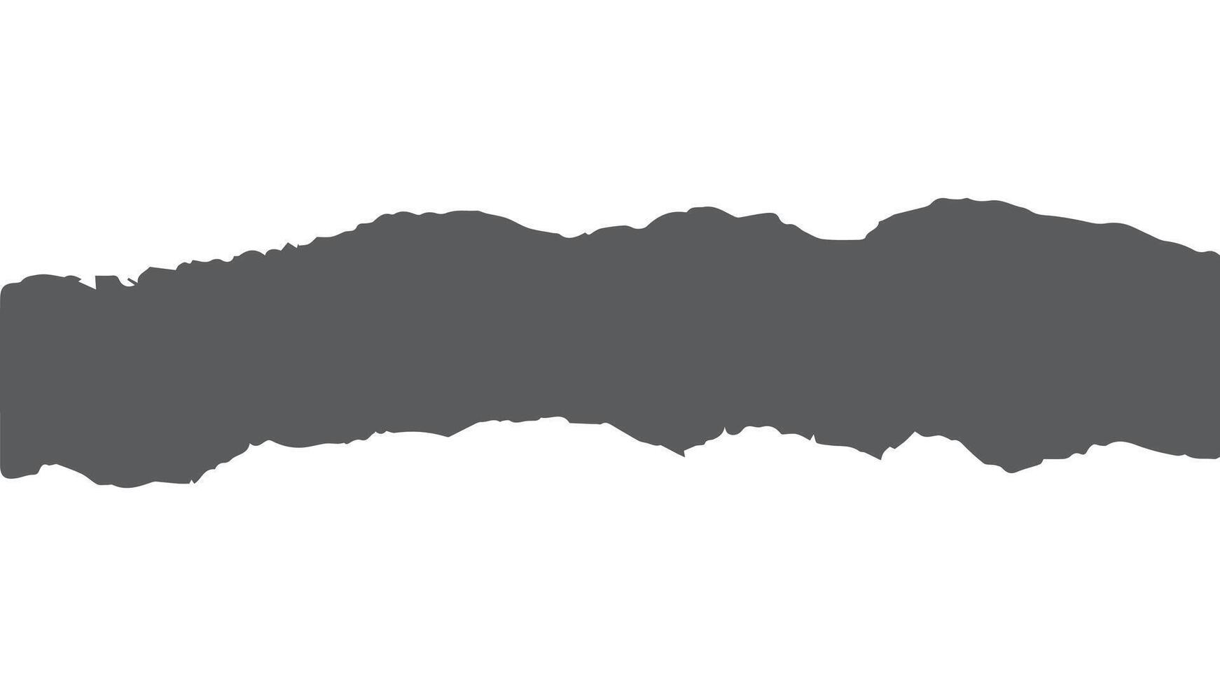 Hand Drawn Torn Paper Design vector