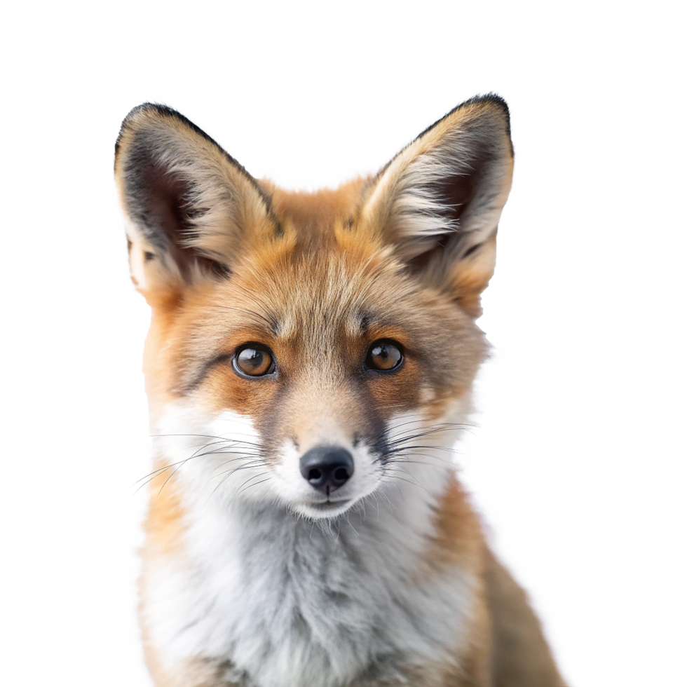 A fox is looking at the camera png