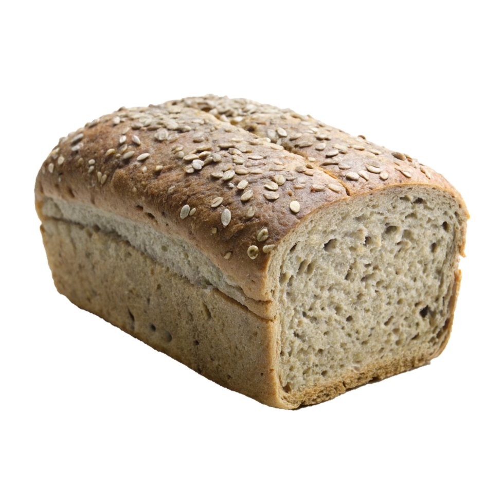 A loaf of bread with seeds on it png