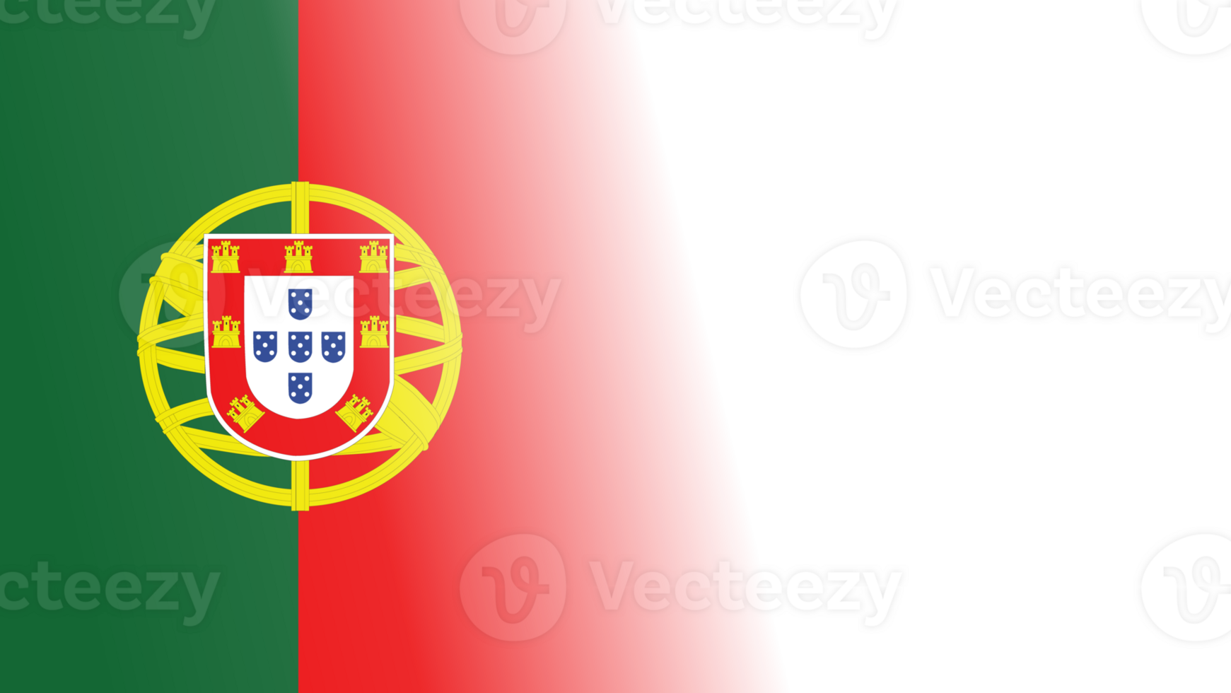 Transparent Portugal flag banner png