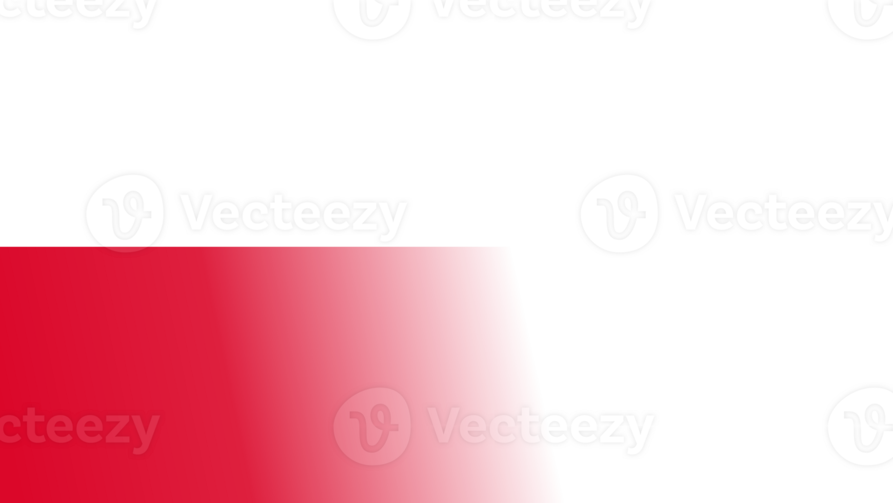 Transparent Poland flag banner png