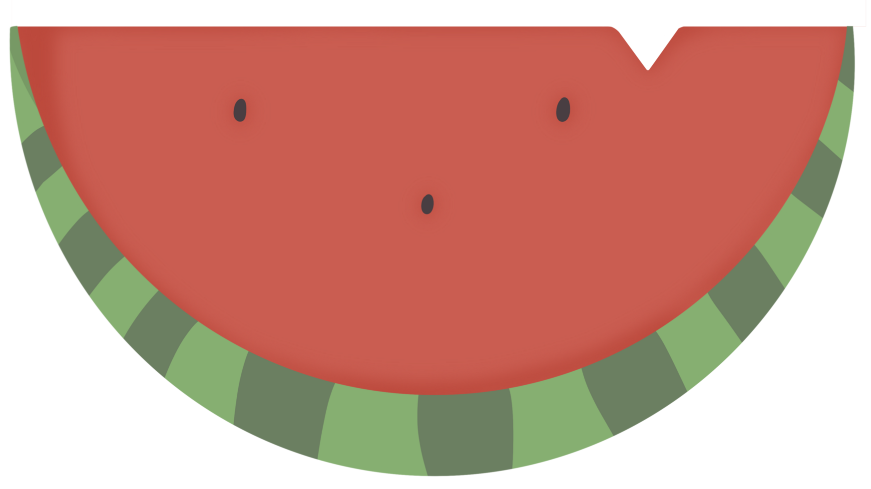 A watermelon slices png
