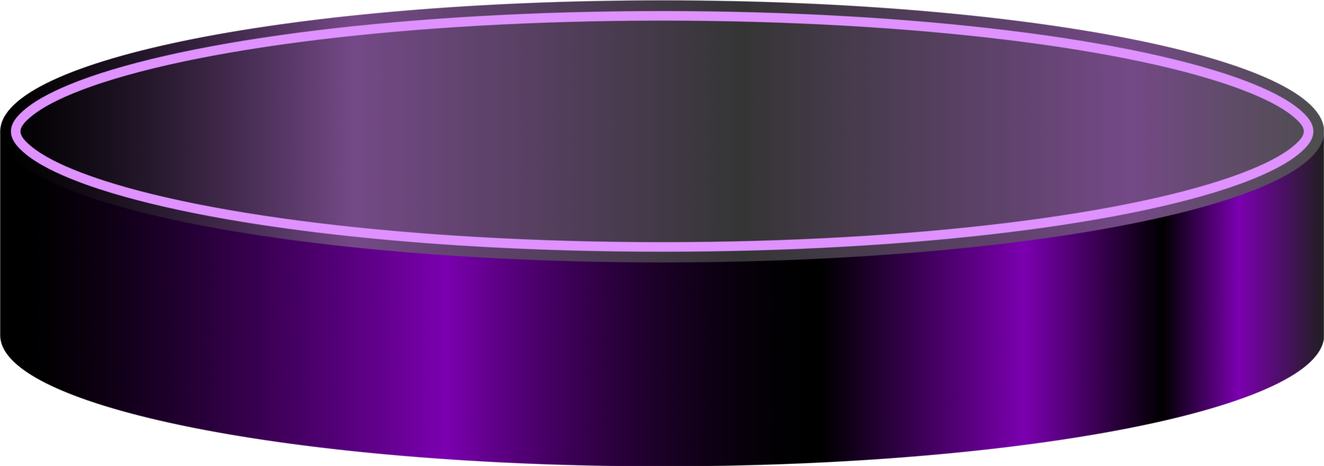 Purple and black gradient podium for advertising, product display, technology style. png