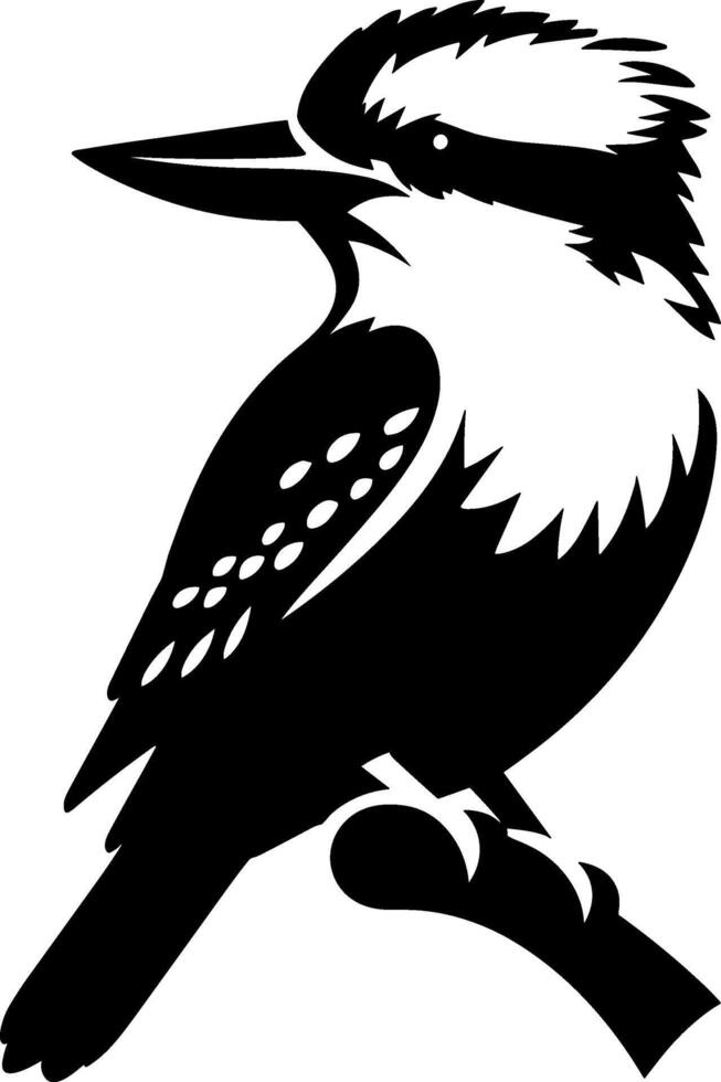 Kookaburra Bird Silhouette vector