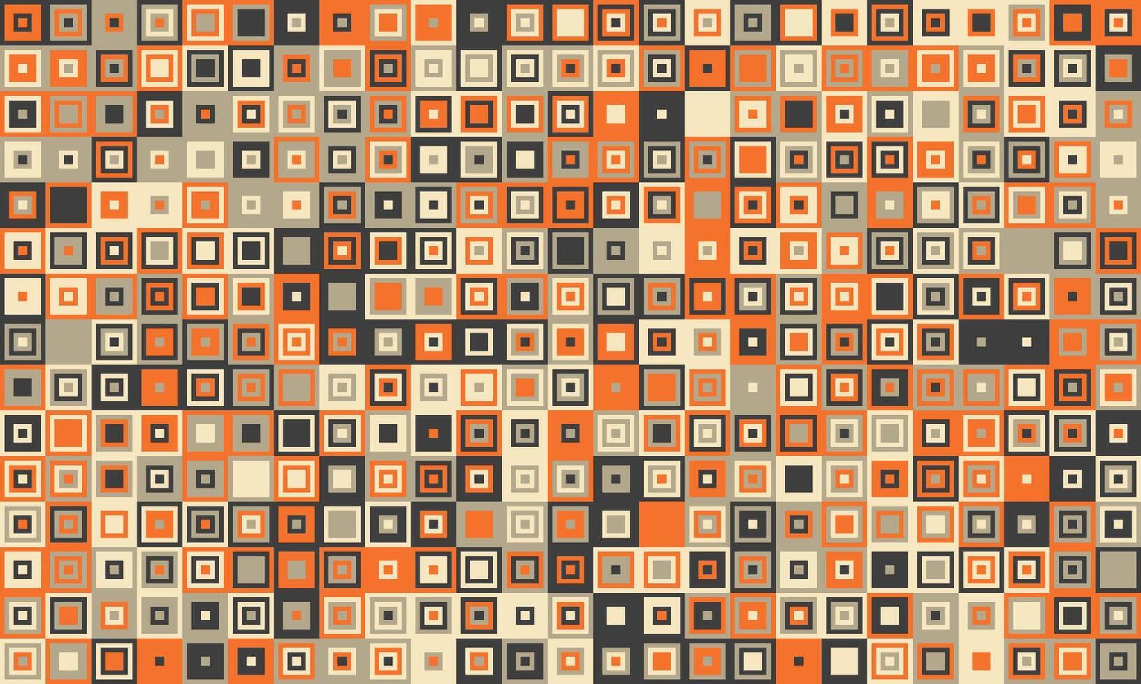 Minimalist grid design with ornate details and bright colours. Perfect for textile, cover art, or background use, adding structured beauty to projects. vector