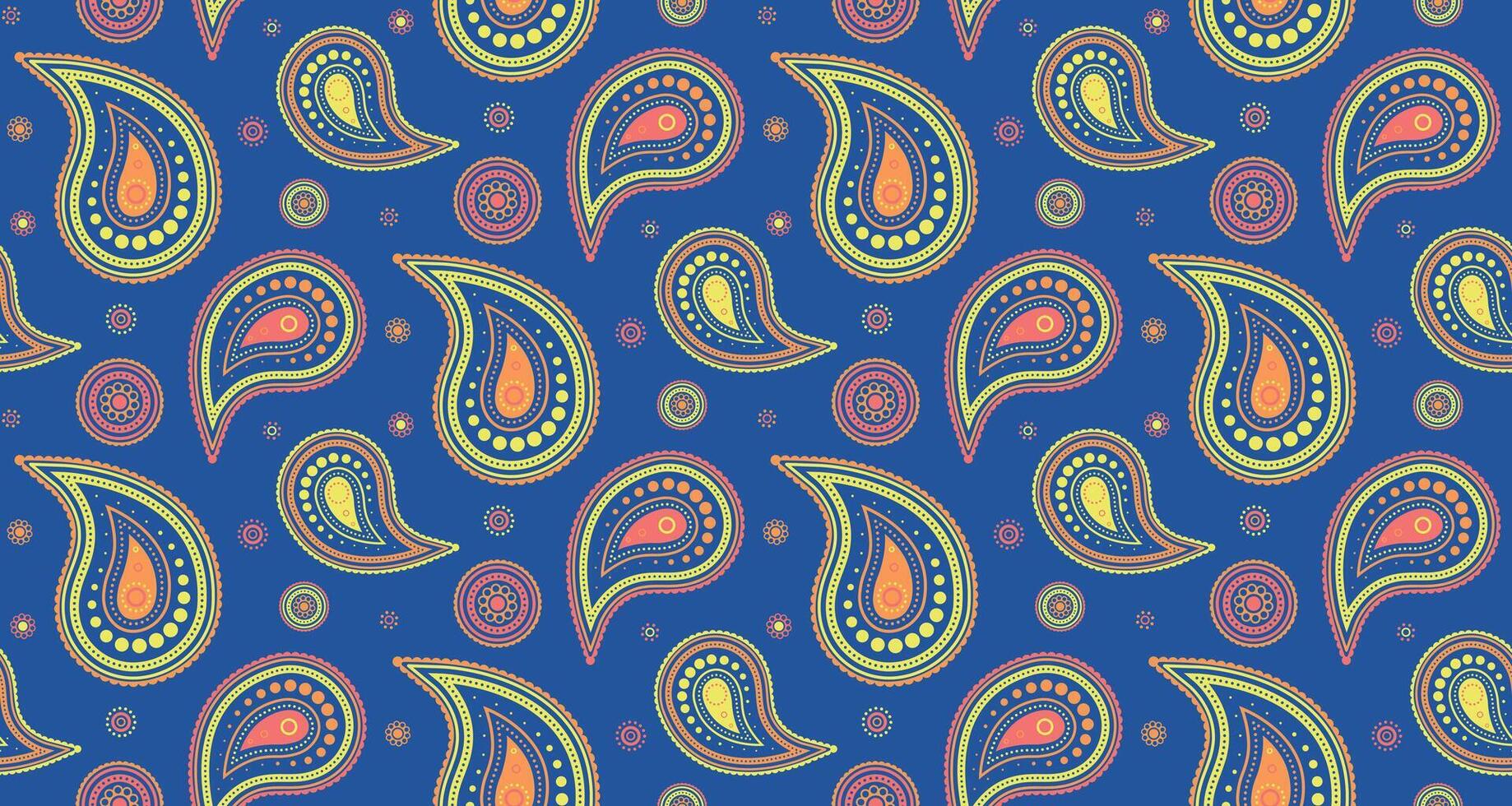 Tiled paper a ethnic silk. Romantic flourish as sketching designer. Paisley curtain to background dot. vector