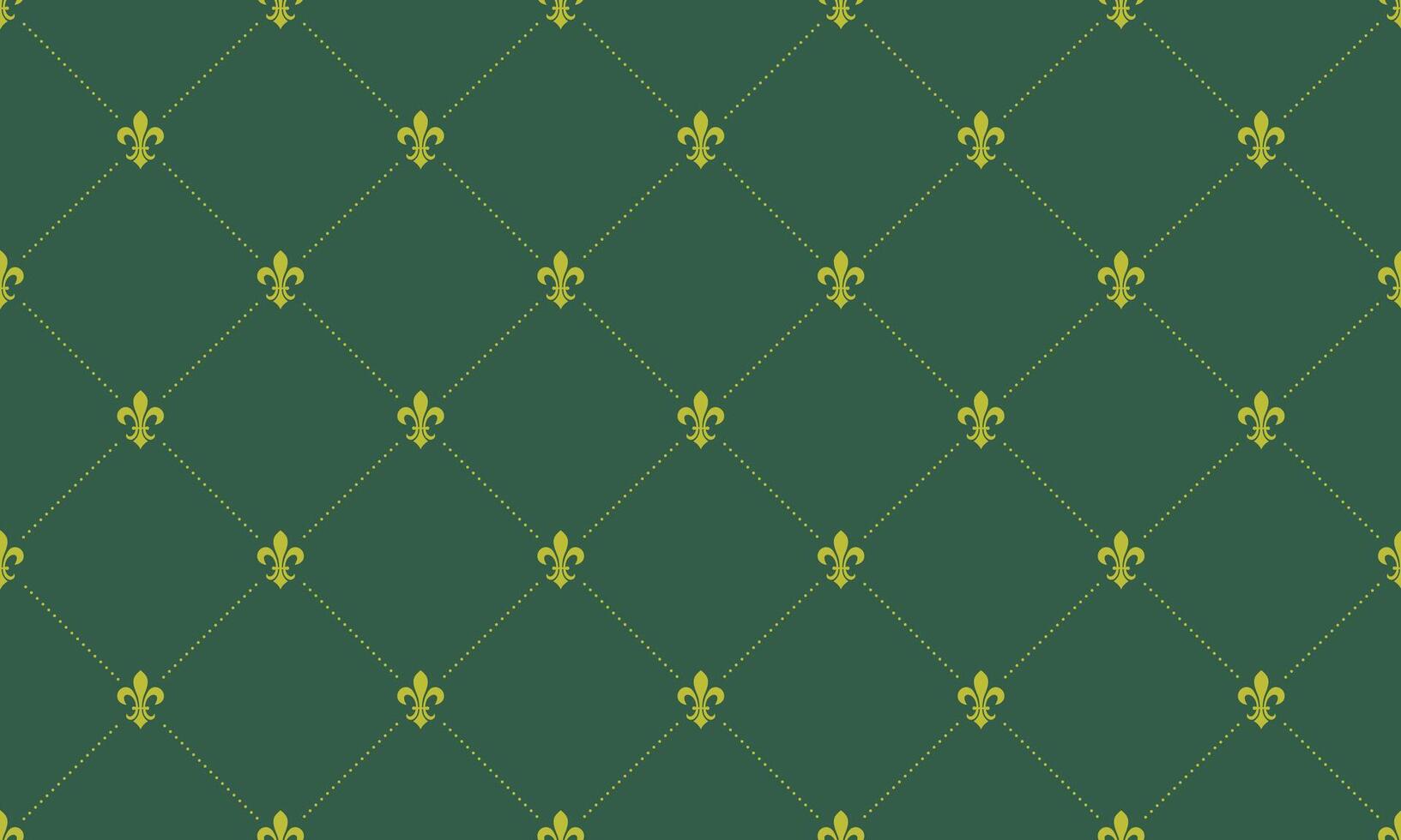 Carpet fabric for nostalgia classical. Symmetry heraldry endless imperial. Geometrical simple to repeating fleur de lys. vector