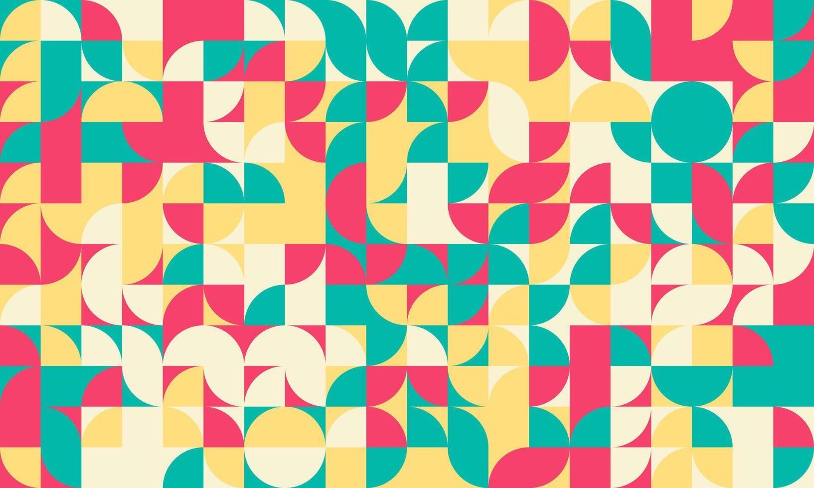 Geometric pattern featuring minimal shapes and seamless design. Great for abstract backgrounds, trendy posters, or textile prints. Modern and artistic simplicity. vector