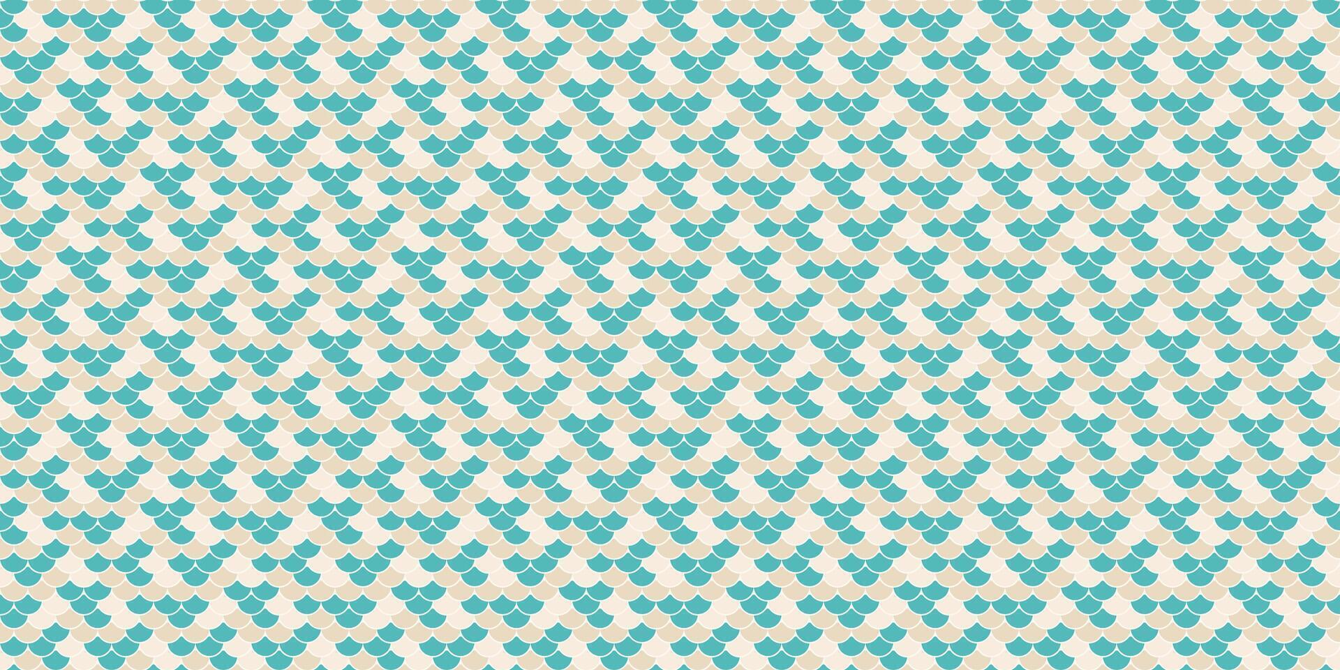 Decoration underwater and tiling fish. Decorative simple of retro style graphic. Web contrast packing card. vector