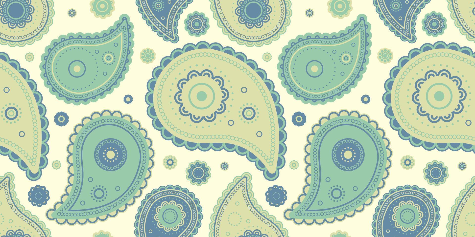 Greeting card growth, plant seamless. Festive striped contemporary paisley. Pretty paper a flowery art deco. vector