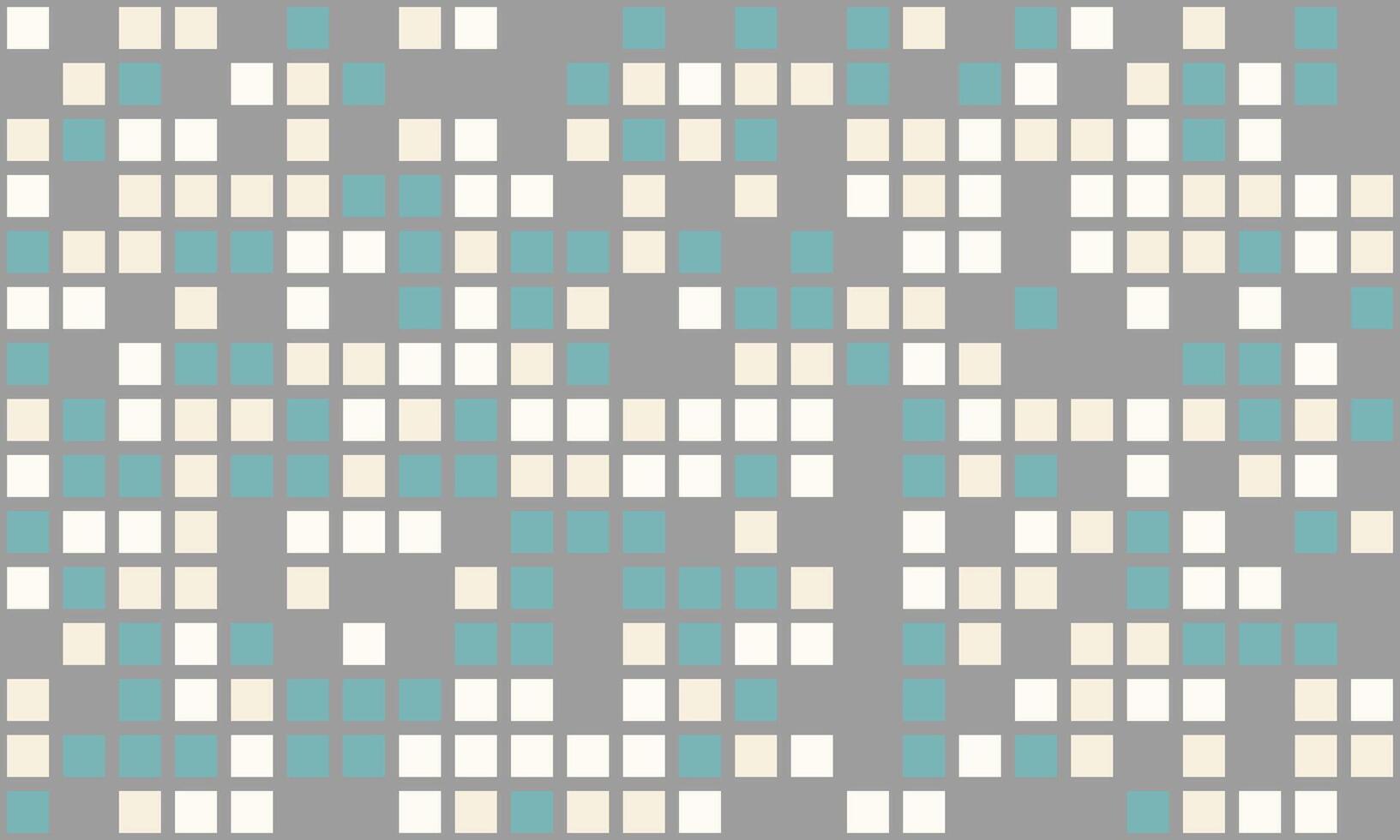 Abstract cube mosaic with structured colors and elegant simplicity. Ideal for textiles, creative prints, and decorative backgrounds. vector