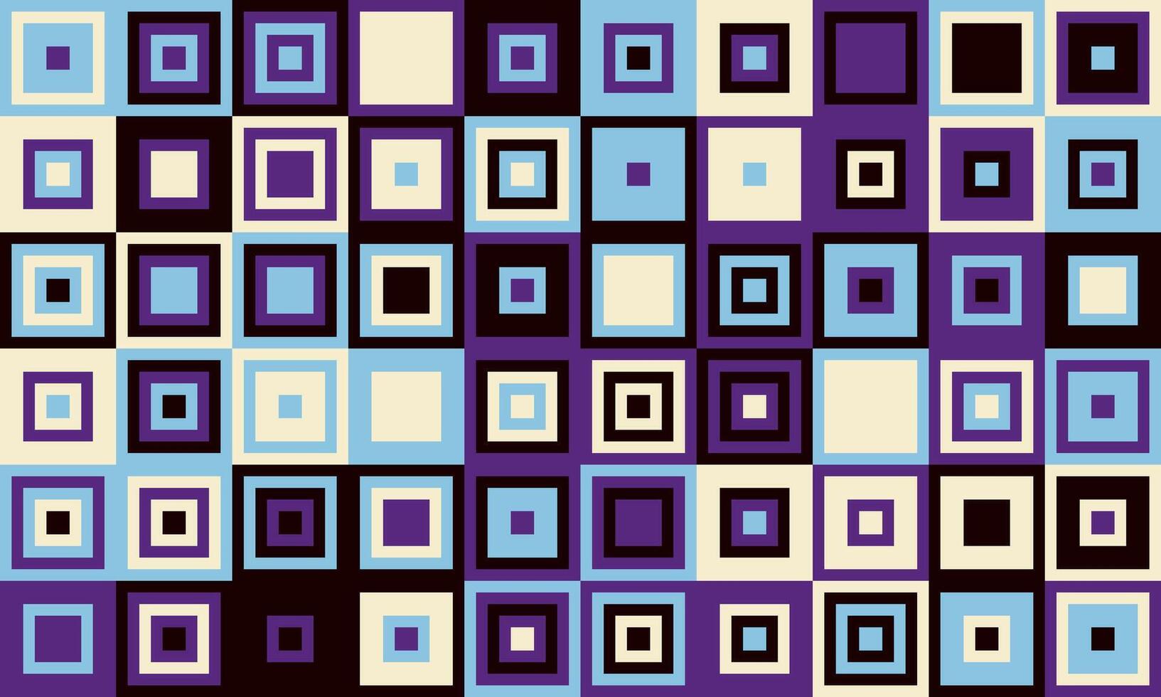 Textured cube pattern with colourful tiles and elegant symmetry. Ideal for graphic design projects, backgrounds, and trendy decorative material. vector