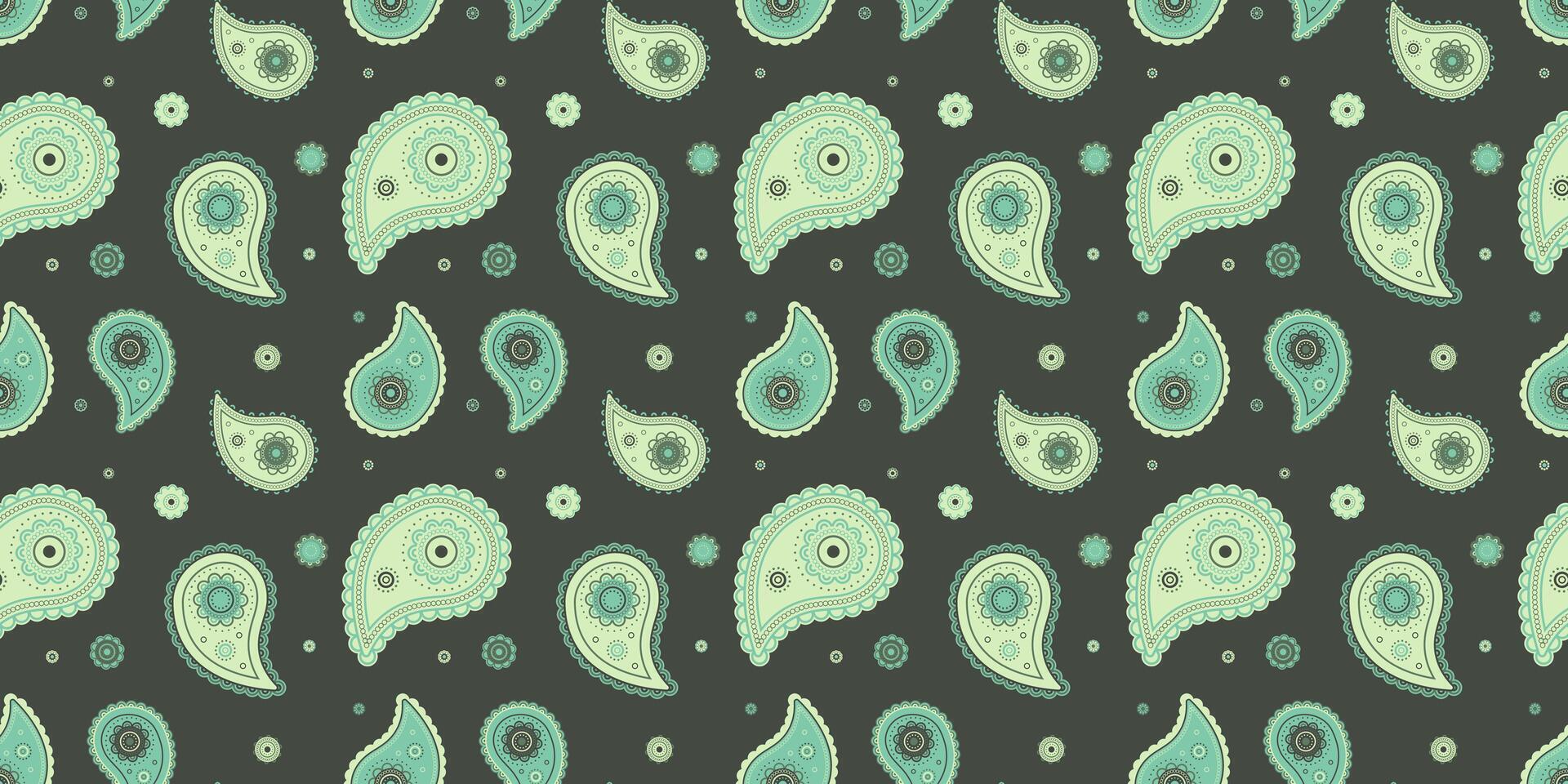Romantic plant of swirling flat. Material paisley to drawn pattern. Geometry invitation by damask style. vector