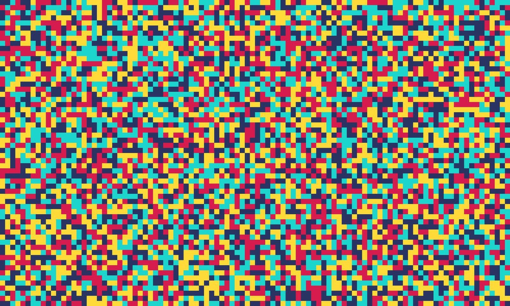 Textured cube pattern with colourful tiles and elegant symmetry. Ideal for graphic design projects, backgrounds, and trendy decorative material. vector