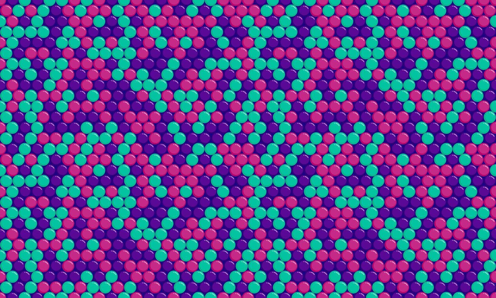 Geometric polka dot pattern with colorful spots, perfect for seamless wallpaper, textile prints, and modern poster backgrounds with an abstract touch. vector