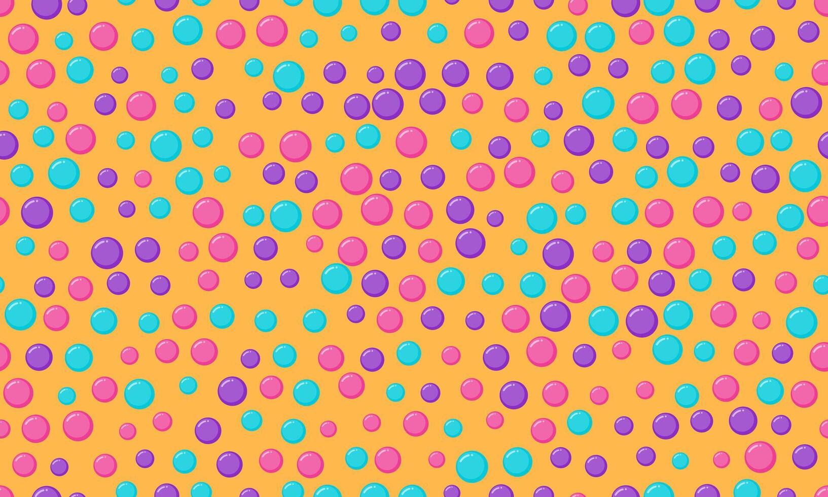 Colorful dotted pattern featuring round spots in a repeating layout. Ideal for creating abstract backgrounds, seamless textiles, and geometric wallpapers. vector