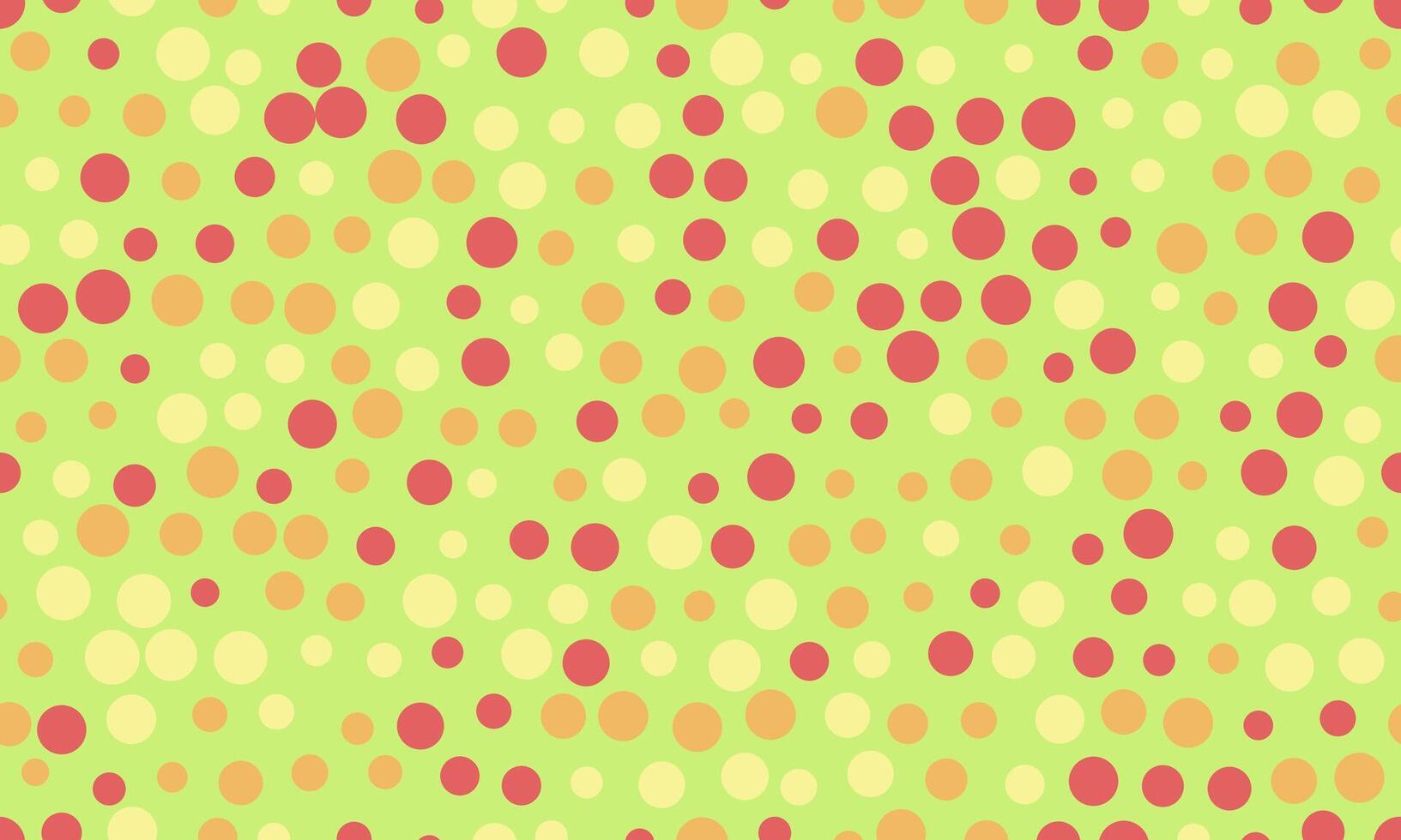 Colorful dotted pattern featuring round spots in a repeating layout. Ideal for creating abstract backgrounds, seamless textiles, and geometric wallpapers. vector