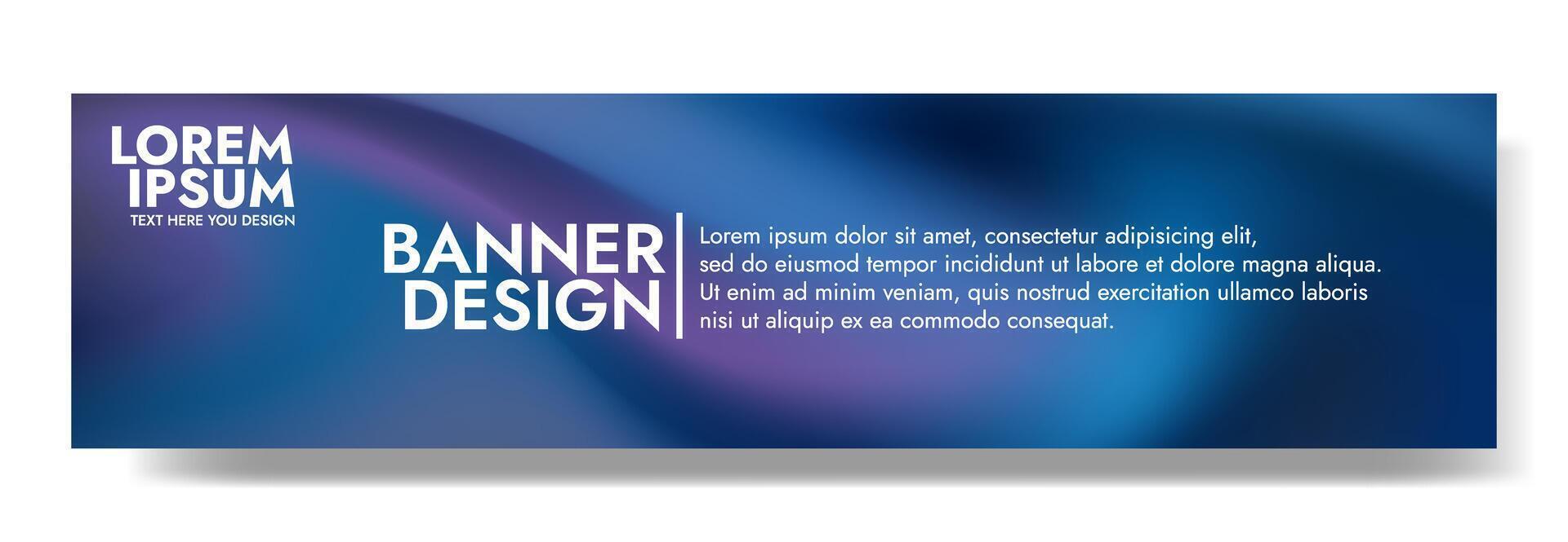 Abstract Blue Gradient Background Template for Website vector