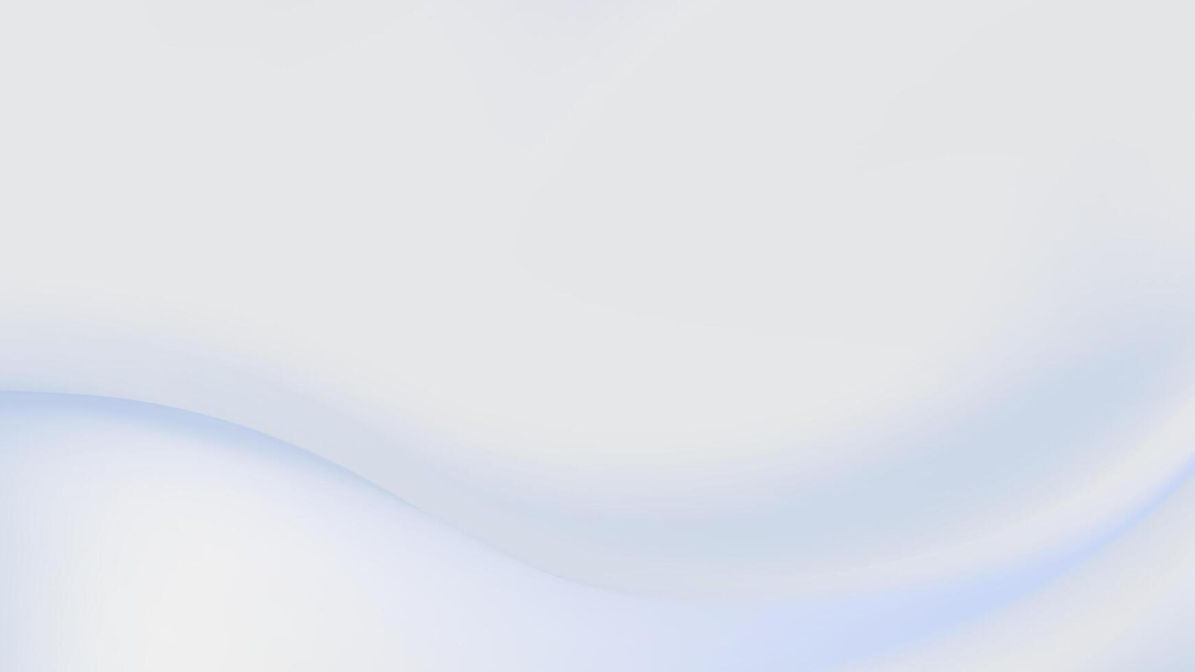 Abstract Light Blue Gradient Background, Soft Curves, Smooth Texture vector