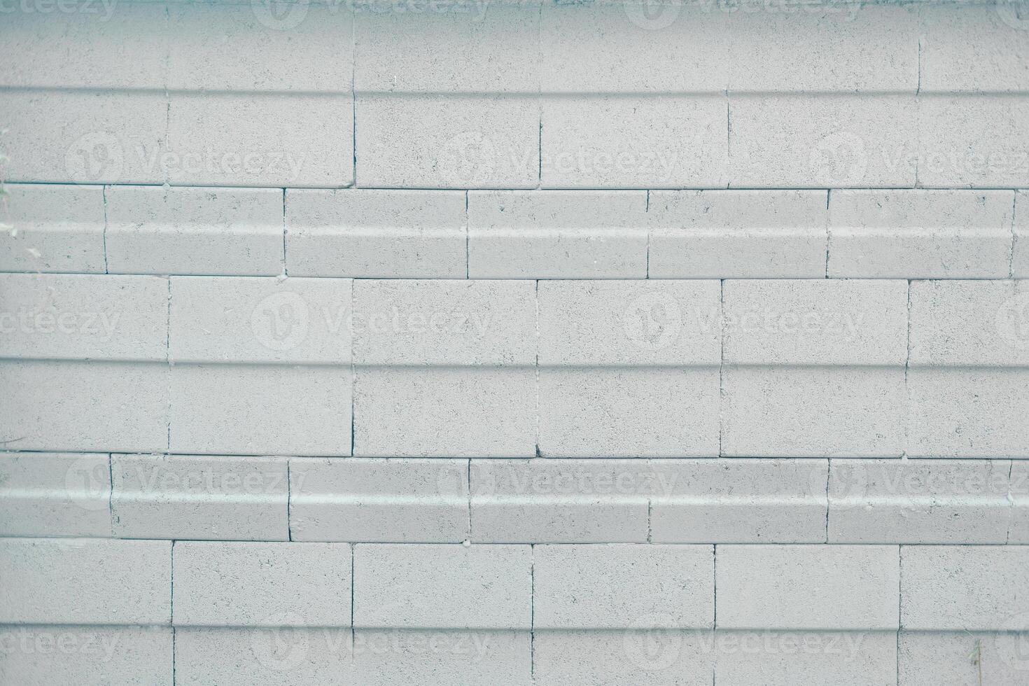 White brick wall for background or texture photo