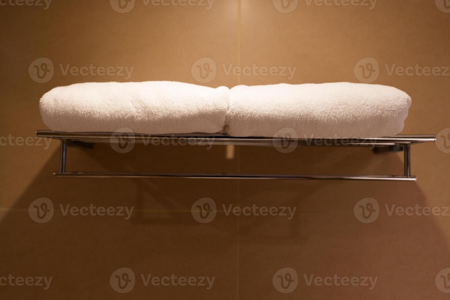 Towel in the bathroom photo