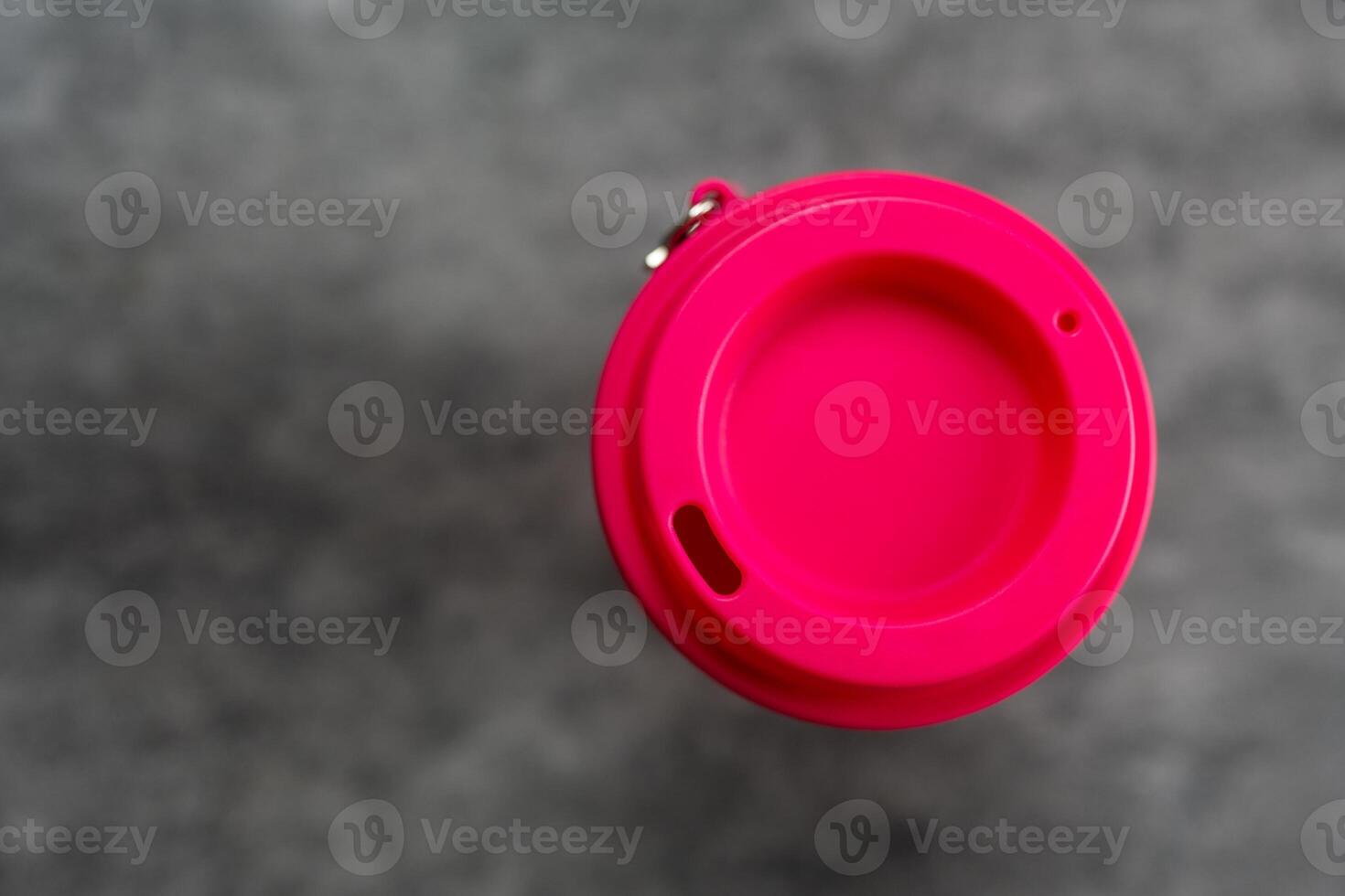 Pink reusable cup photo
