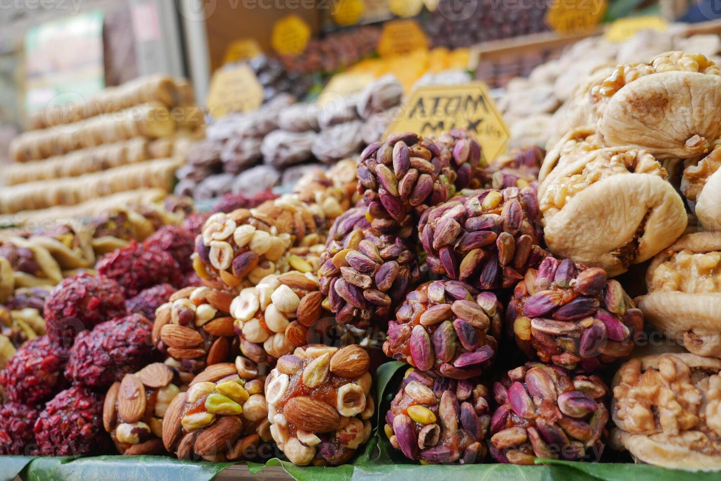 A Colorful Assortment of Traditional Sweet Treats that Delight the Senses and Palate photo