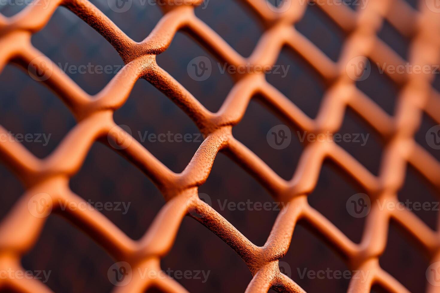 Rusty metal textured mesh grid photo