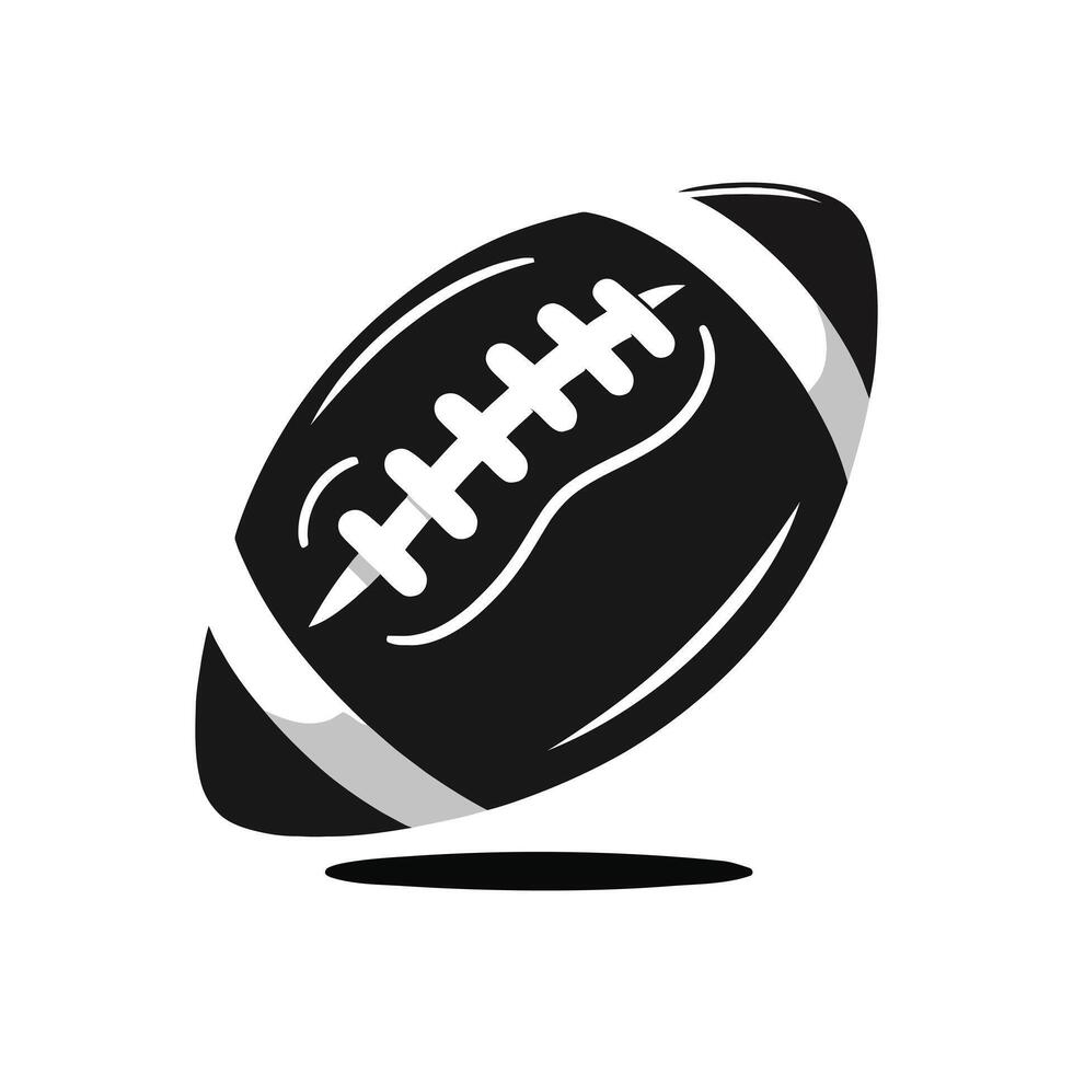 Stylish Football Icon in Minimalist Design Perfect for Sports-Related Graphics and Projects vector