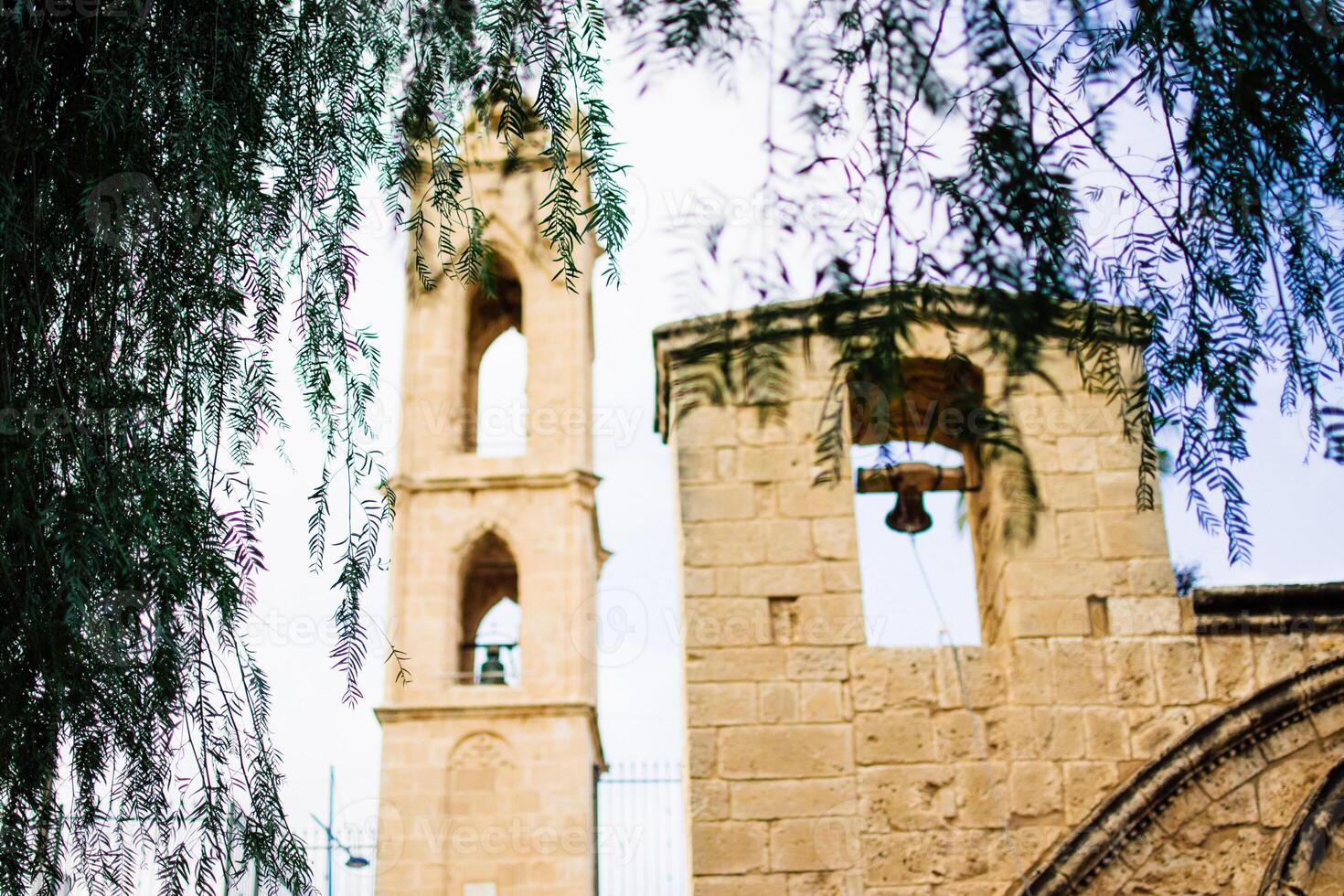 a monastery in the Mediterranean style of Ayia Napa, Cyprus photo