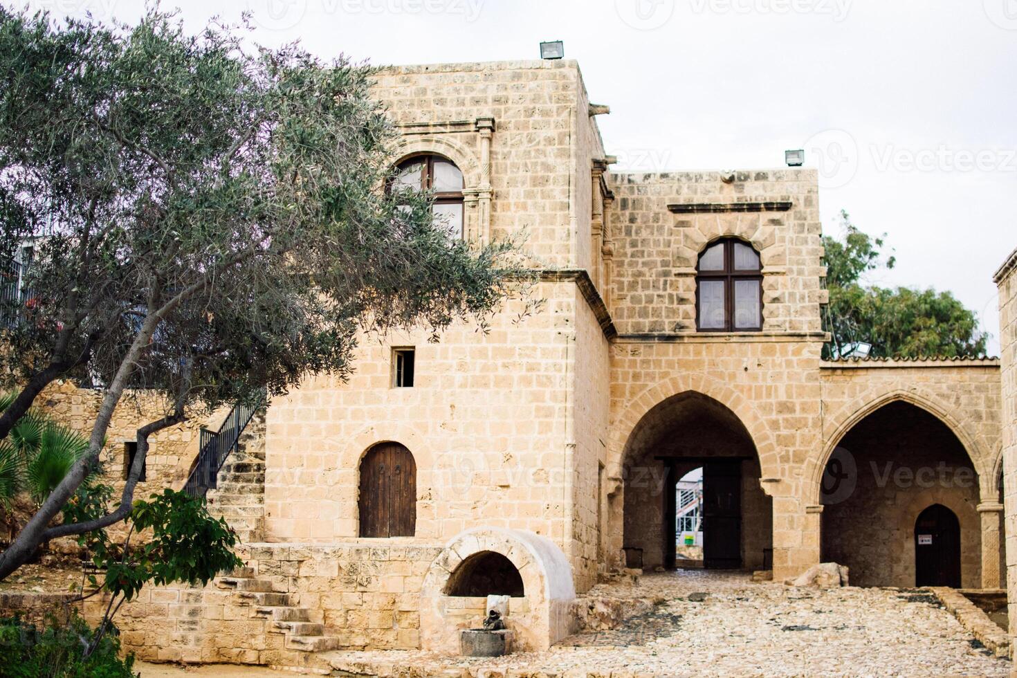 a monastery in the Mediterranean style of Ayia Napa, Cyprus photo