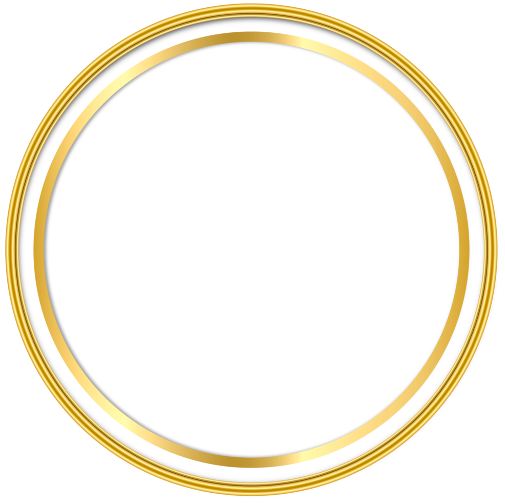Circle frame decorative Chinese gold patterns, traditional Chinese, Chinese symbols for Chinese New Year or other festivals. transparent png