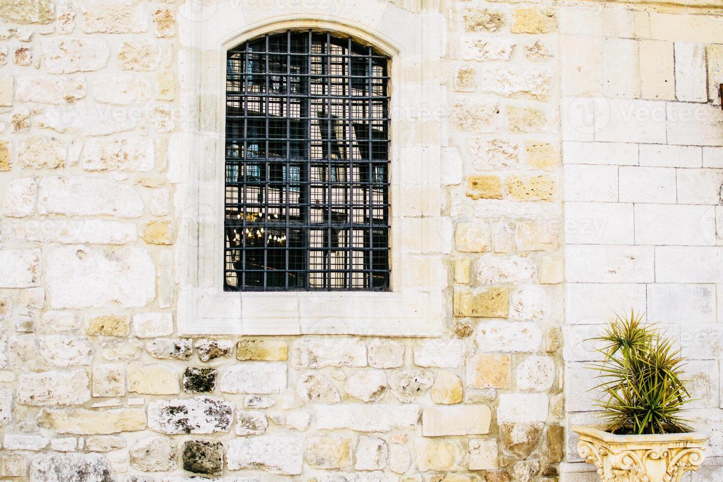 a Mediterranean style church on a sunny day in Larnaca, Cyprus photo