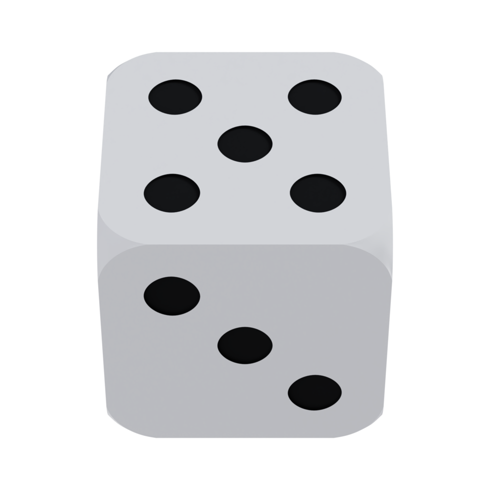 Dice - Lower Medium View at 270 Degrees png