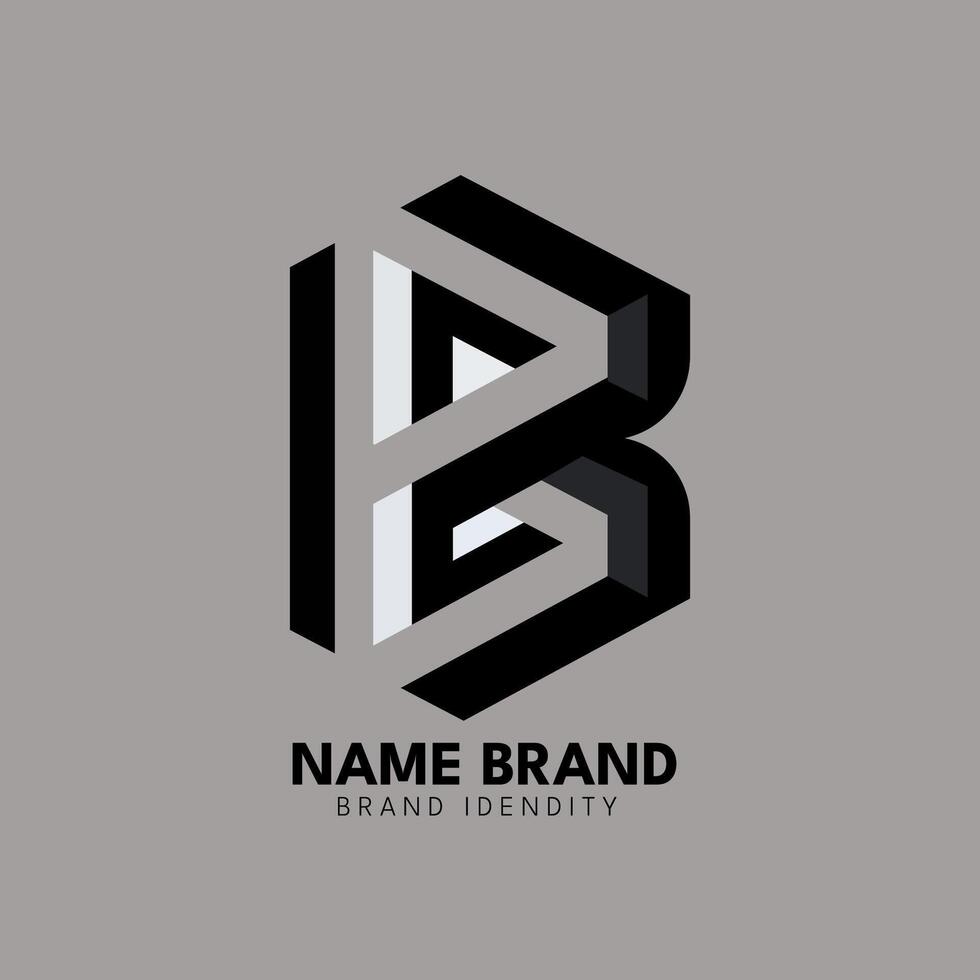 letter B logo vector