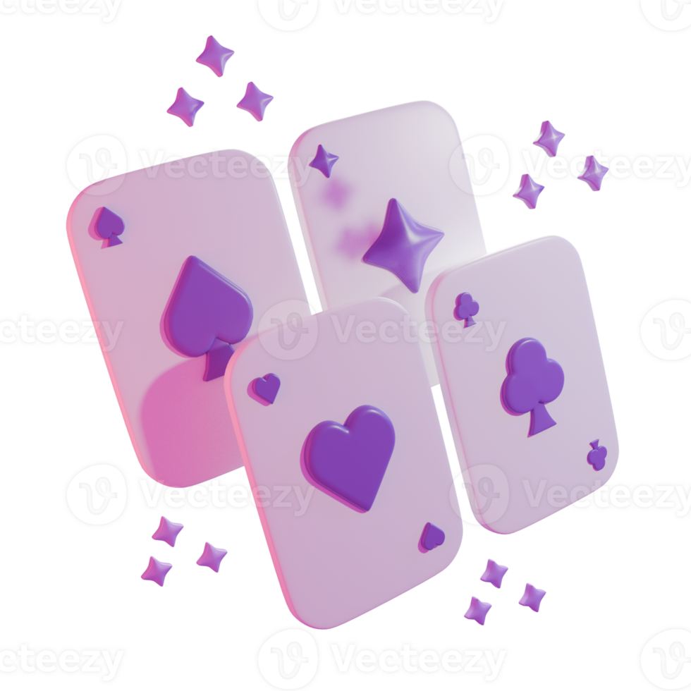 Magic card trick with hearts and diamonds png